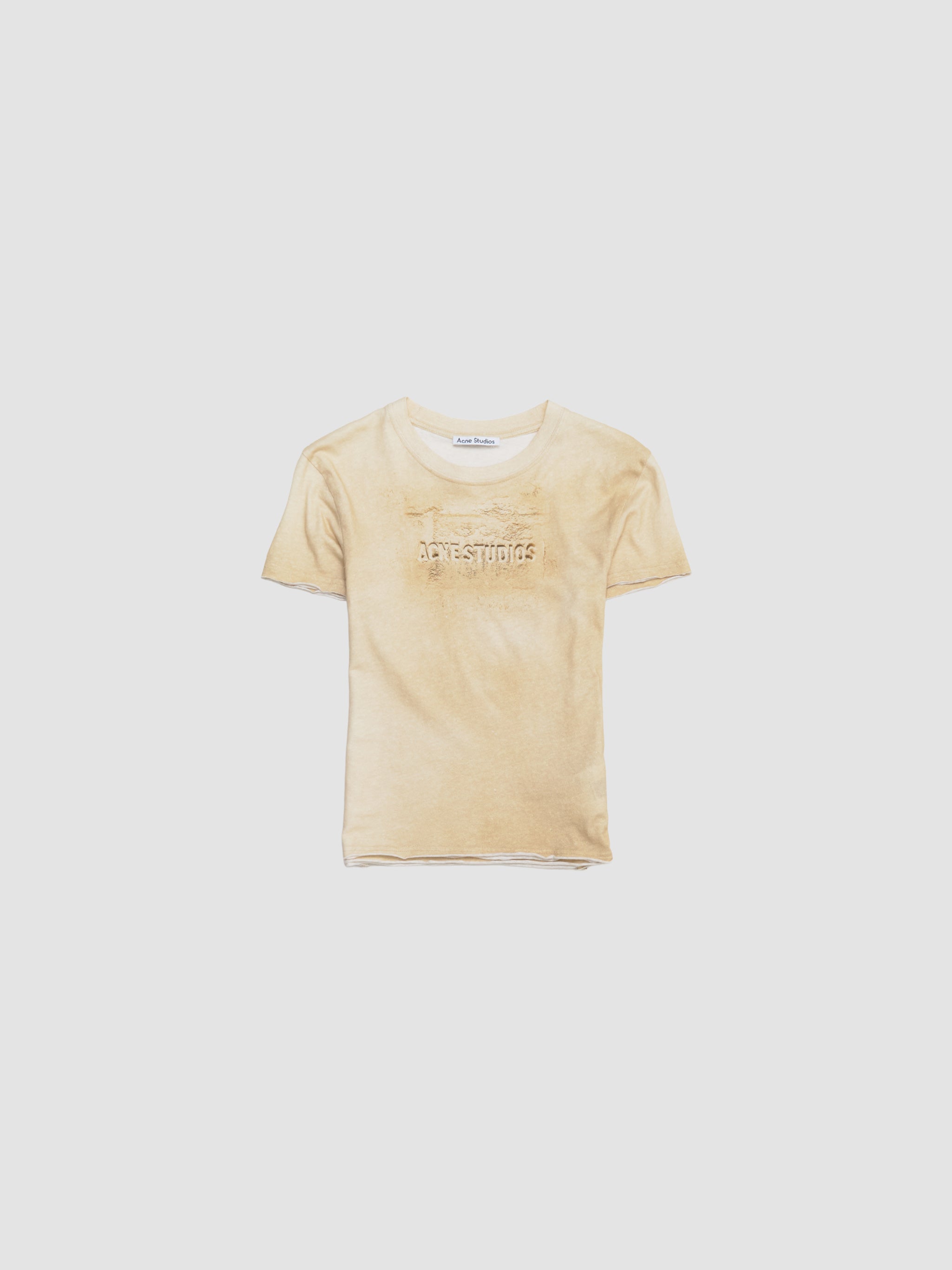 Printed T-Shirt in Sand Beige