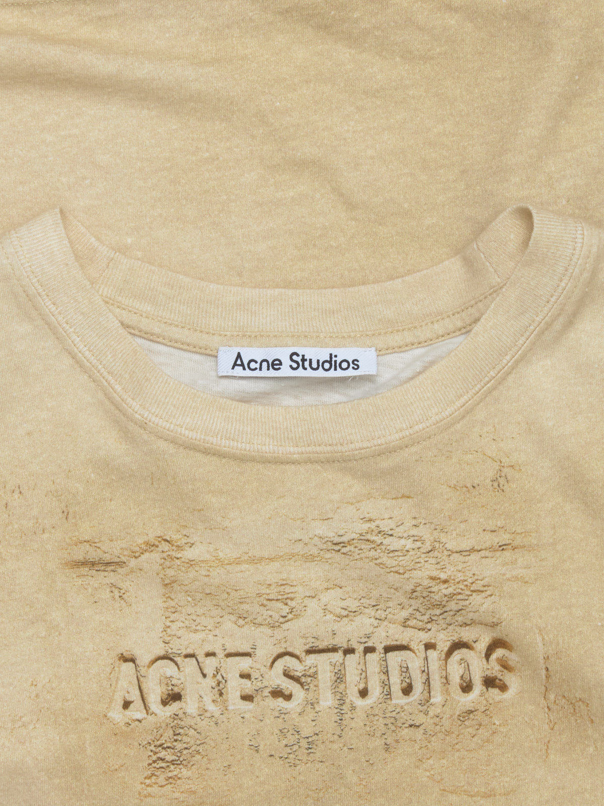 Printed T-Shirt in Sand Beige
