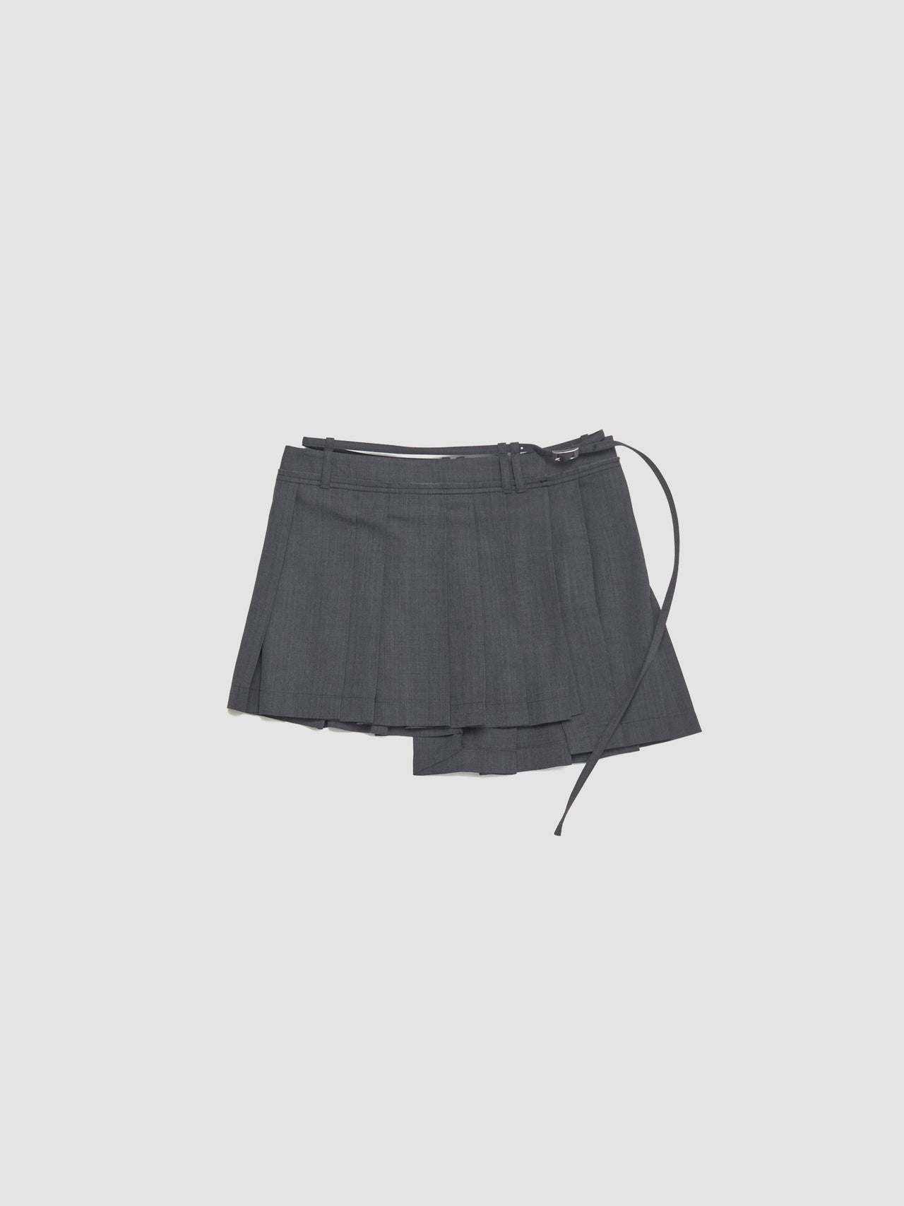 Pleated Skirt in Dark Grey