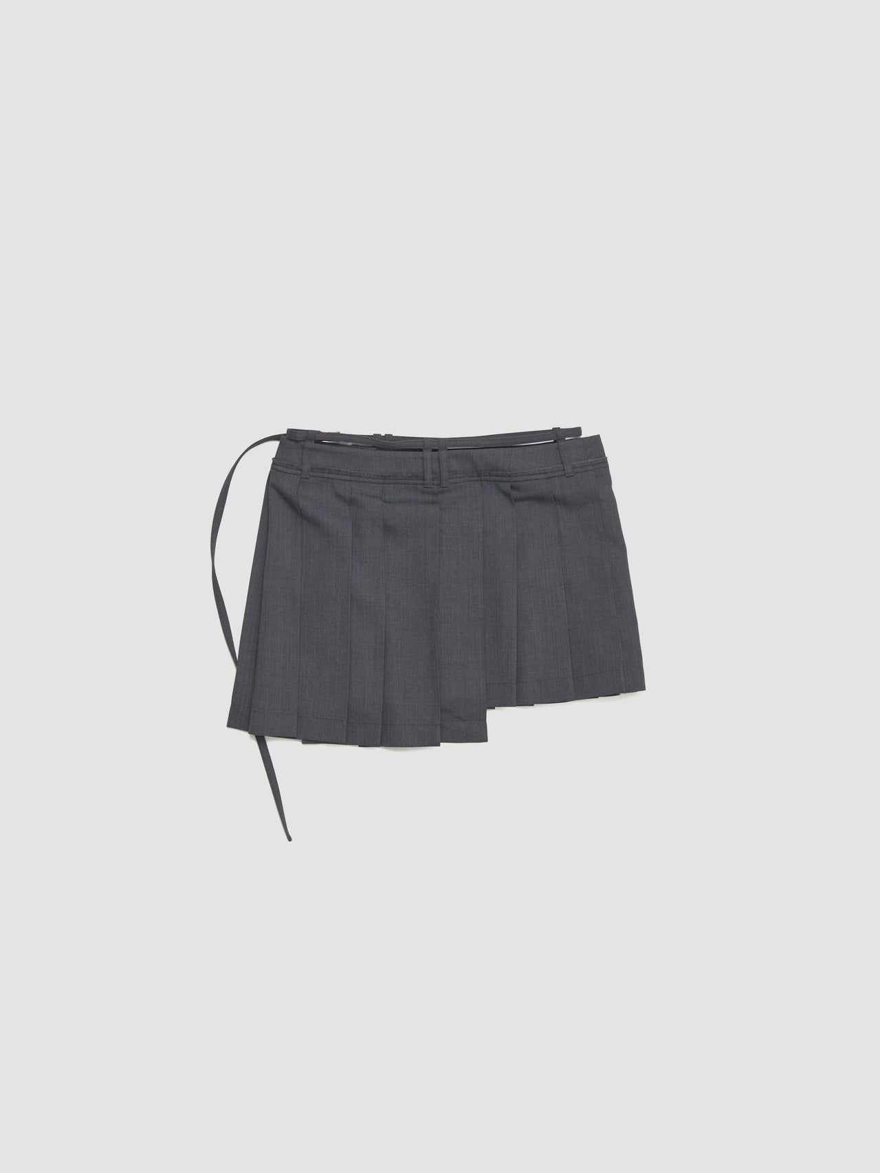 Pleated Skirt in Dark Grey