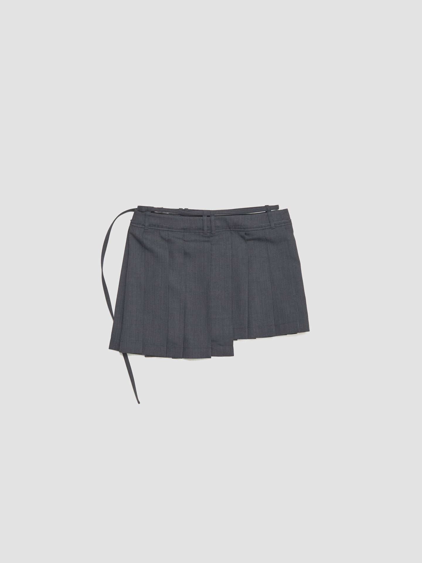 Pleated Skirt in Dark Grey