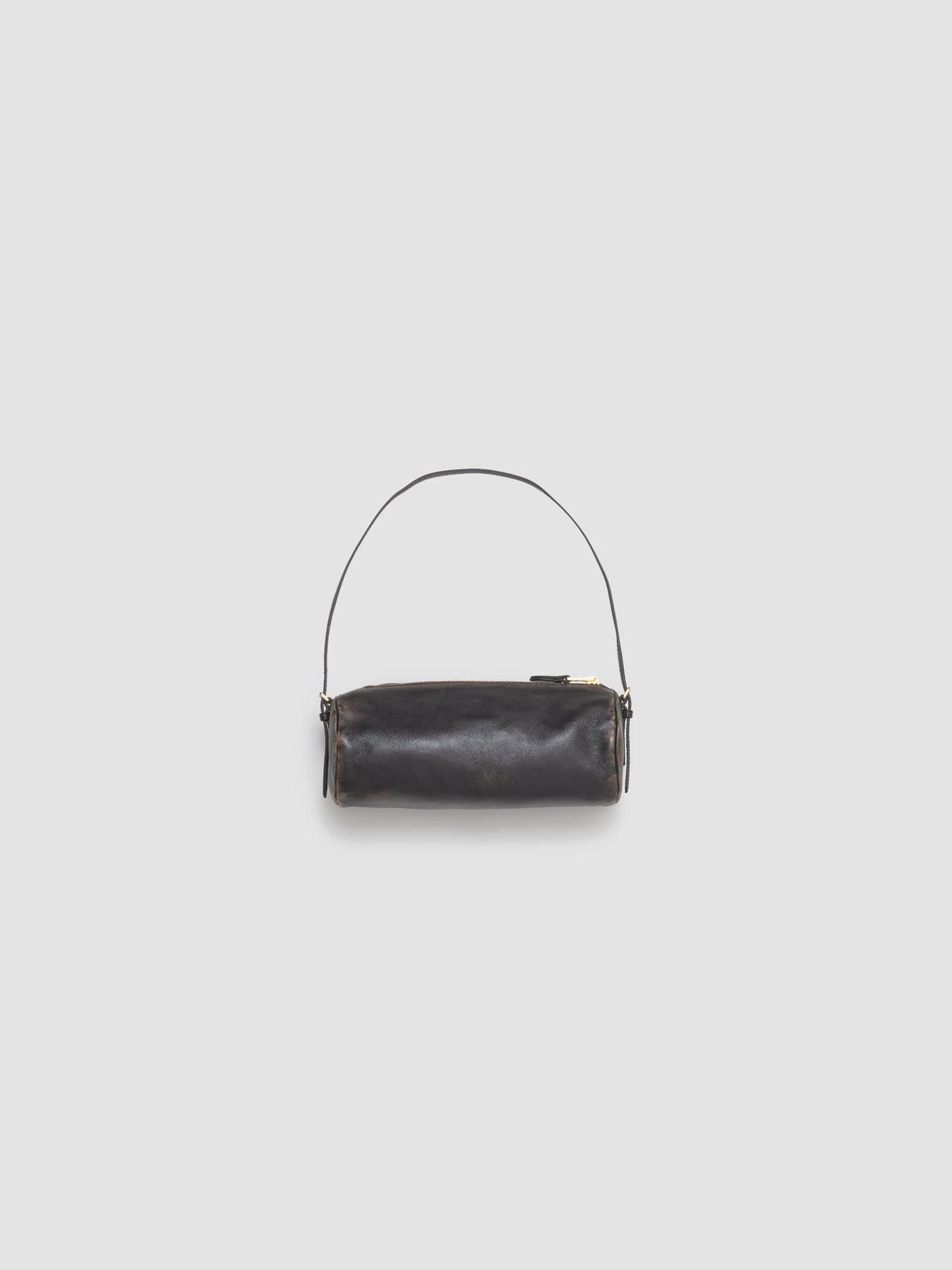 Nappa Leather Pouch in Coffee Brown