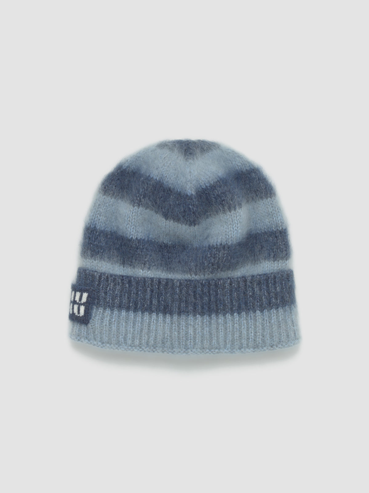 Mohair Blend Beanie in Sky Blue