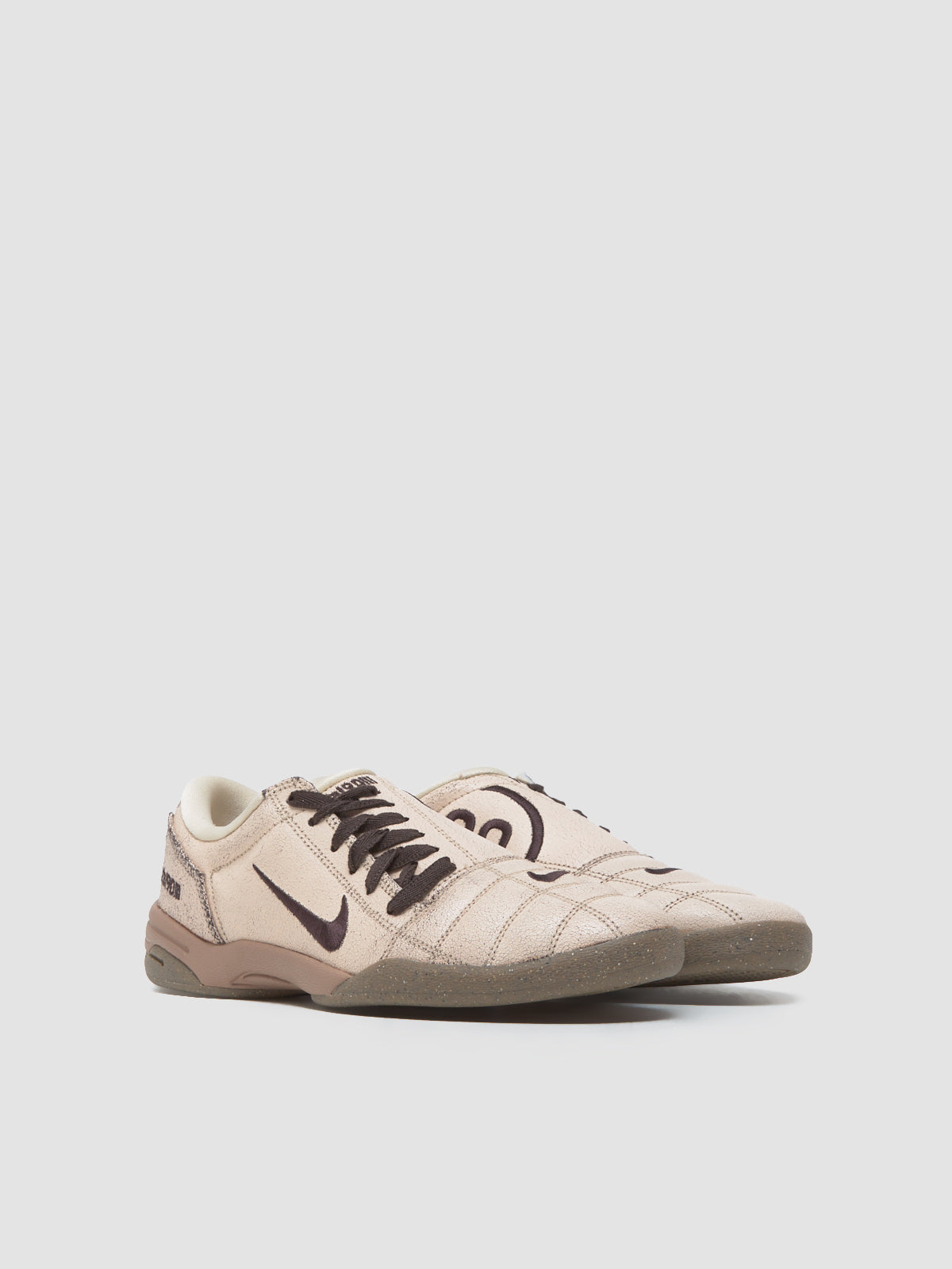 Total 90 PRM Sneaker in Pearl White & Shadow Brown