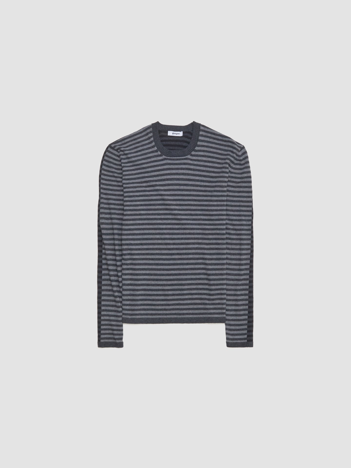 Diego Stripes Jumper in Grey & Black