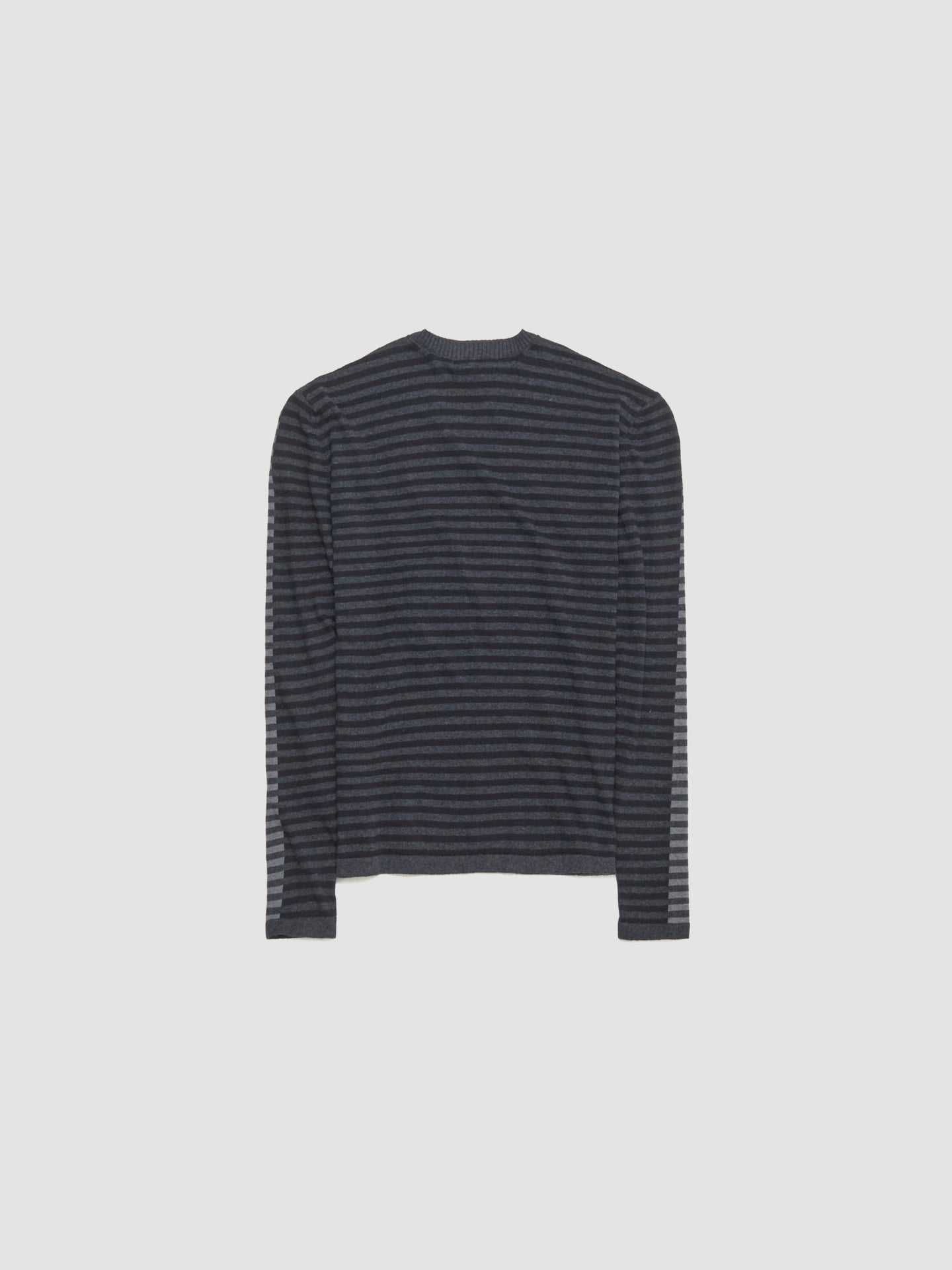 Diego Stripes Jumper in Grey & Black