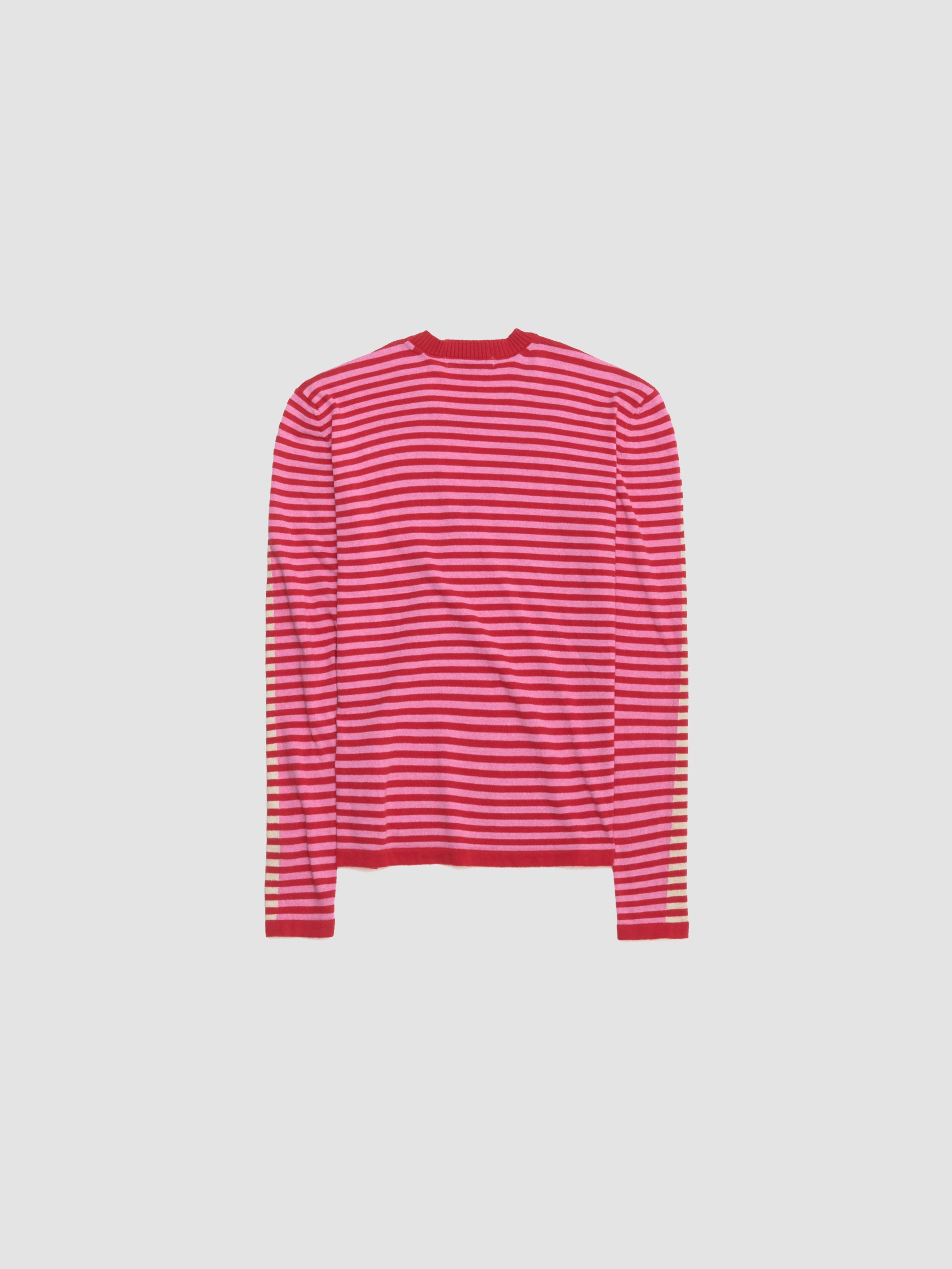 Diego Stripes Jumper in Pink & Red