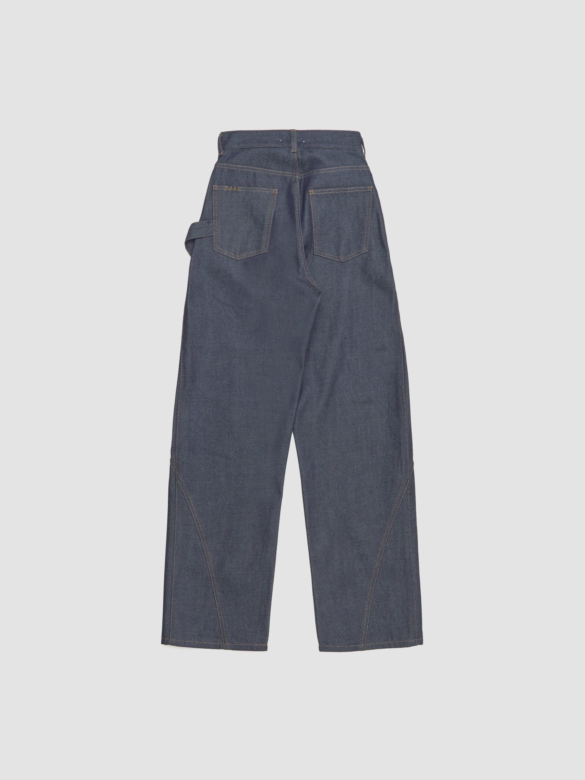 Twisted Workwear Jeans in Indigo