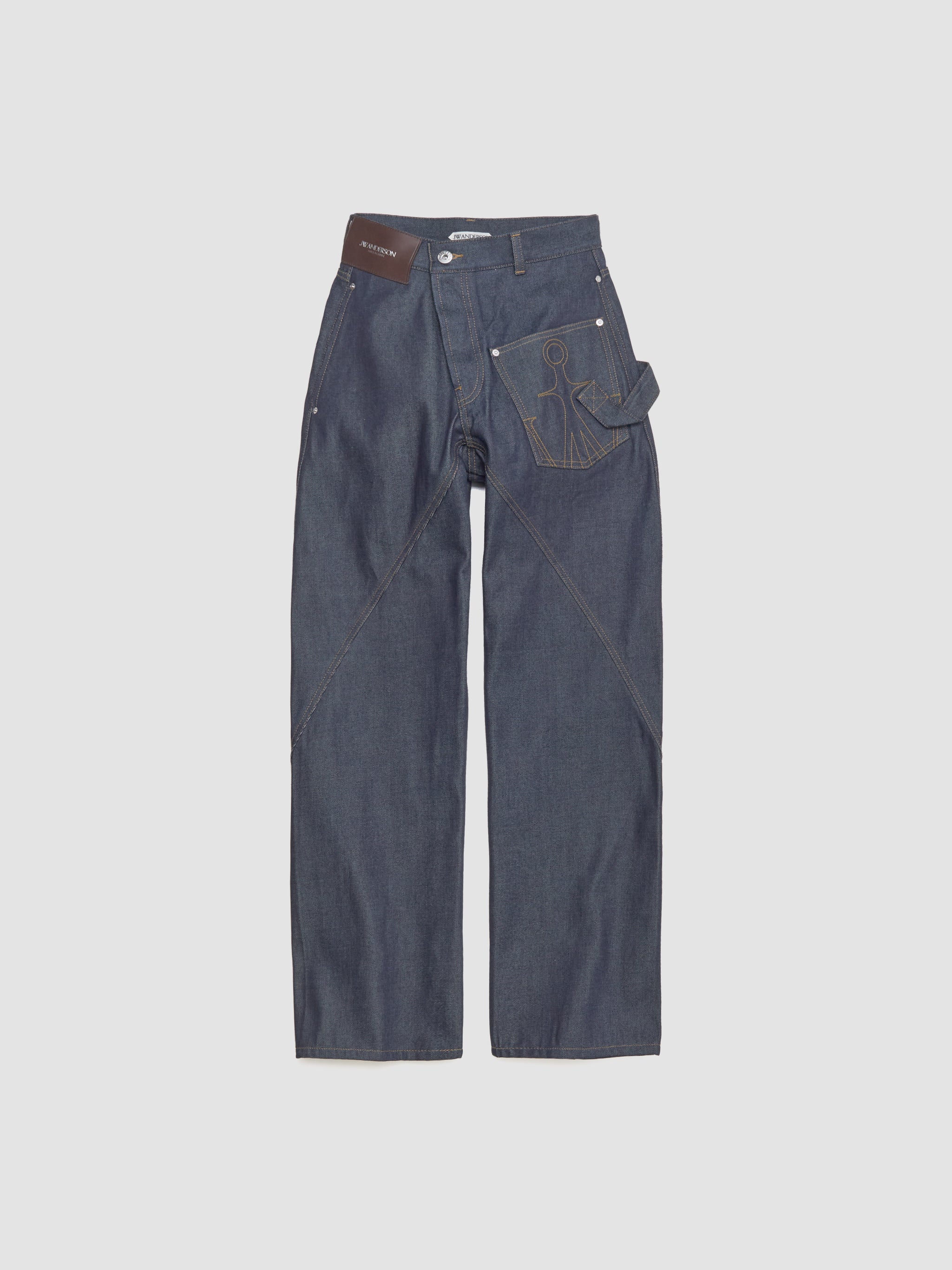 Twisted Workwear Jeans in Indigo