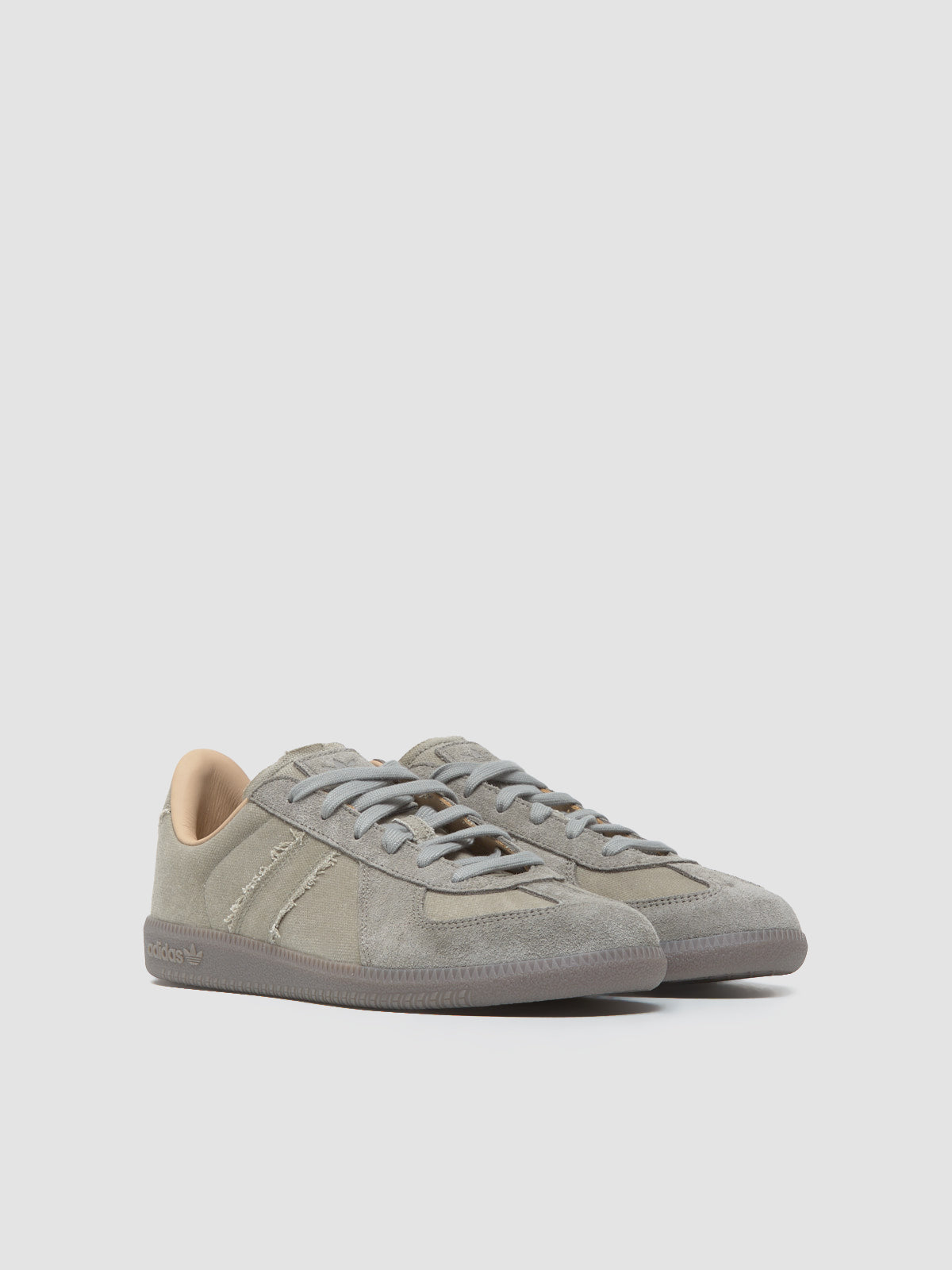 Adidas - BW Army Sneaker in Silver Pebble & Brown