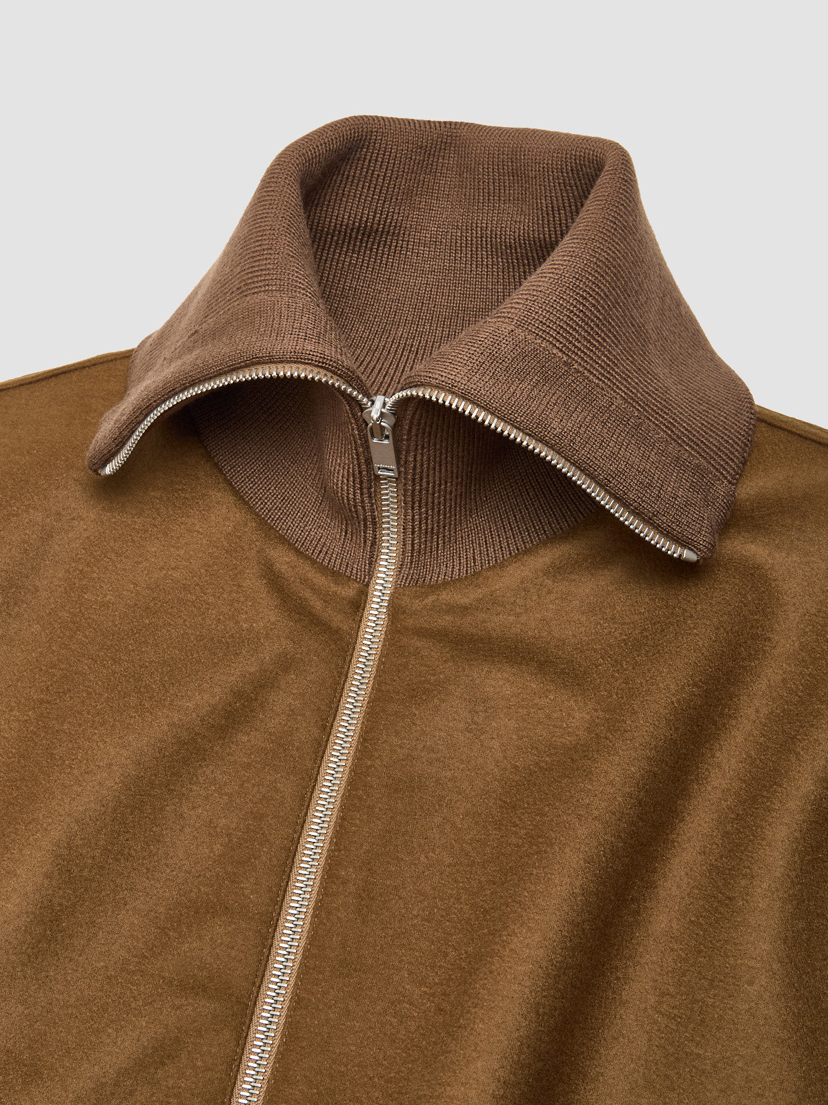 Zip-Up Sweatshirt in Cinnamon