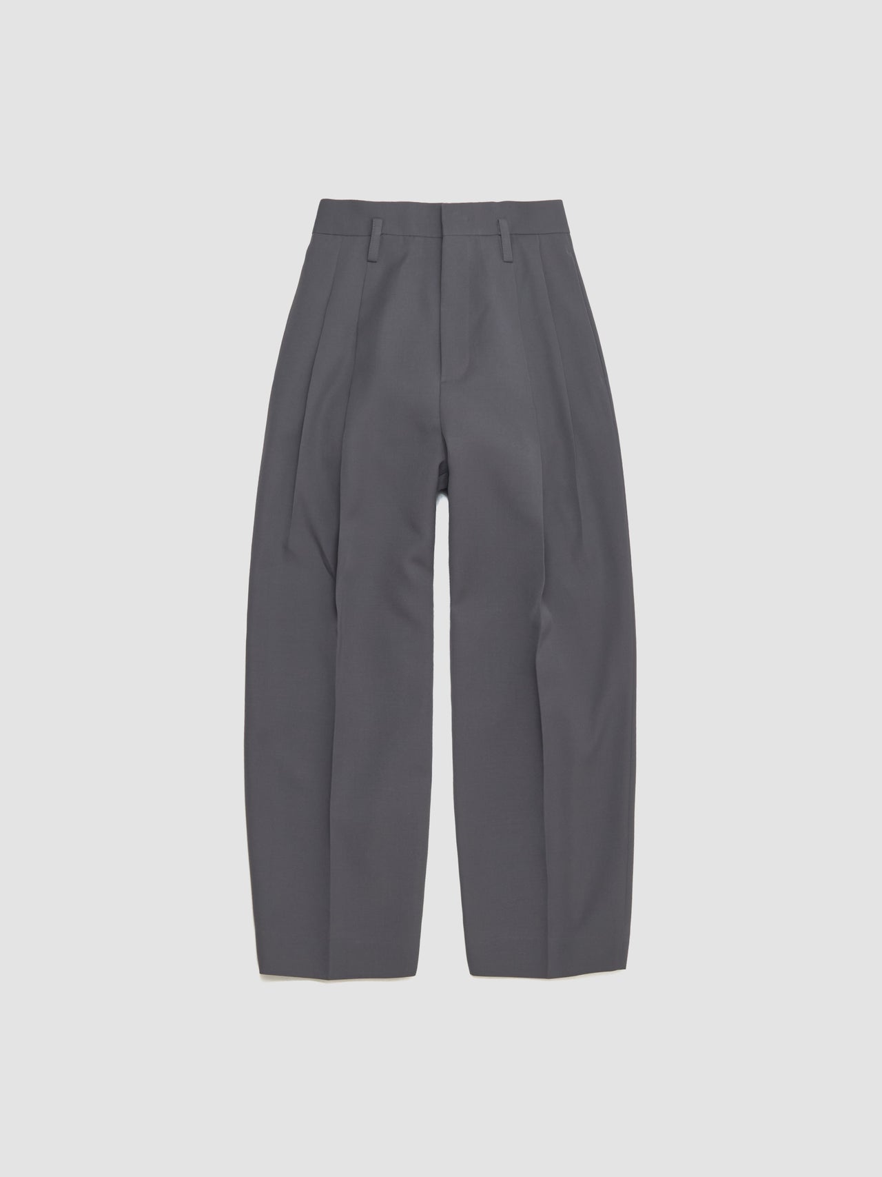 Pleated Trousers in Fog