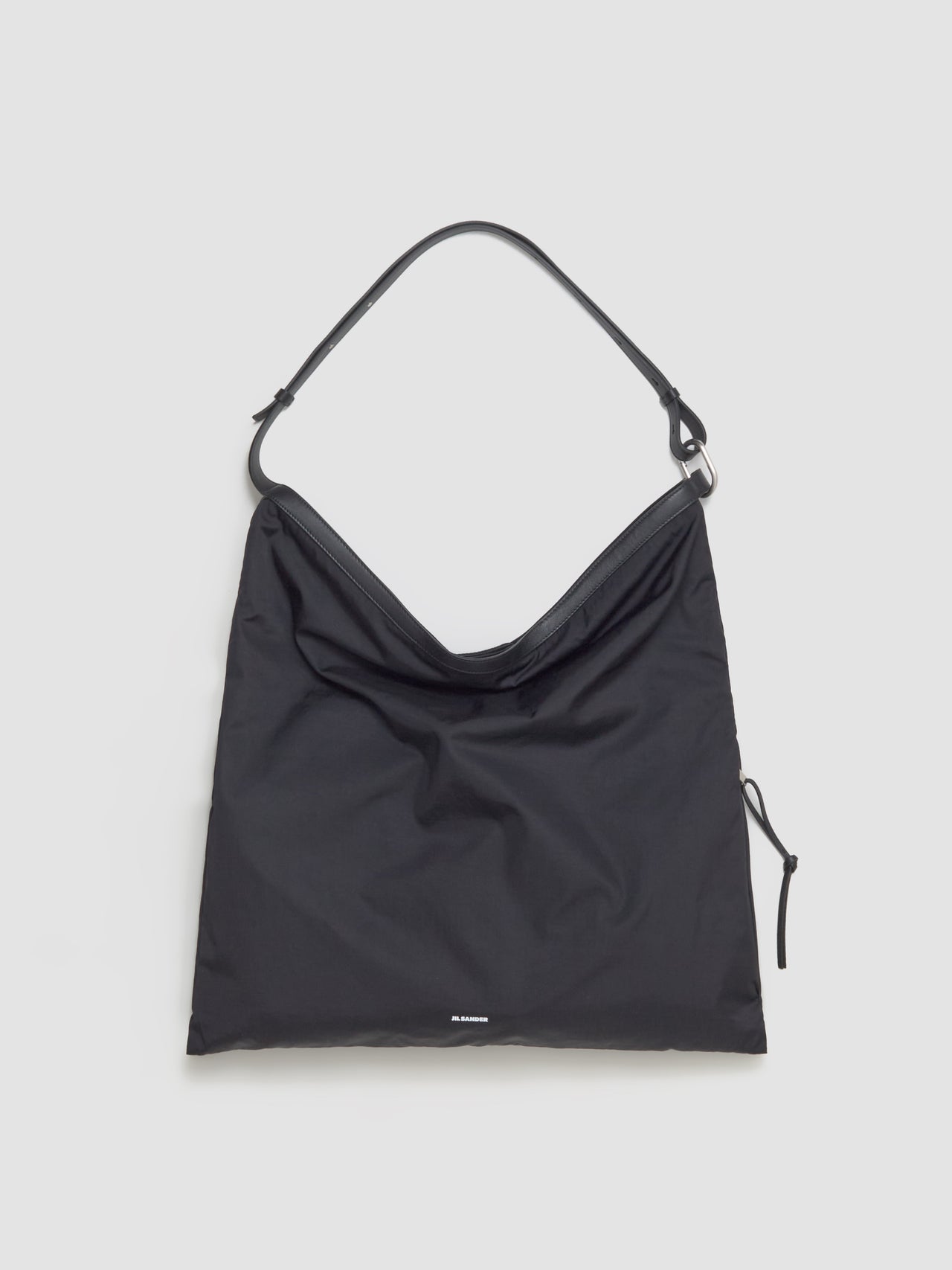 Soft Rolled Hobo in Black