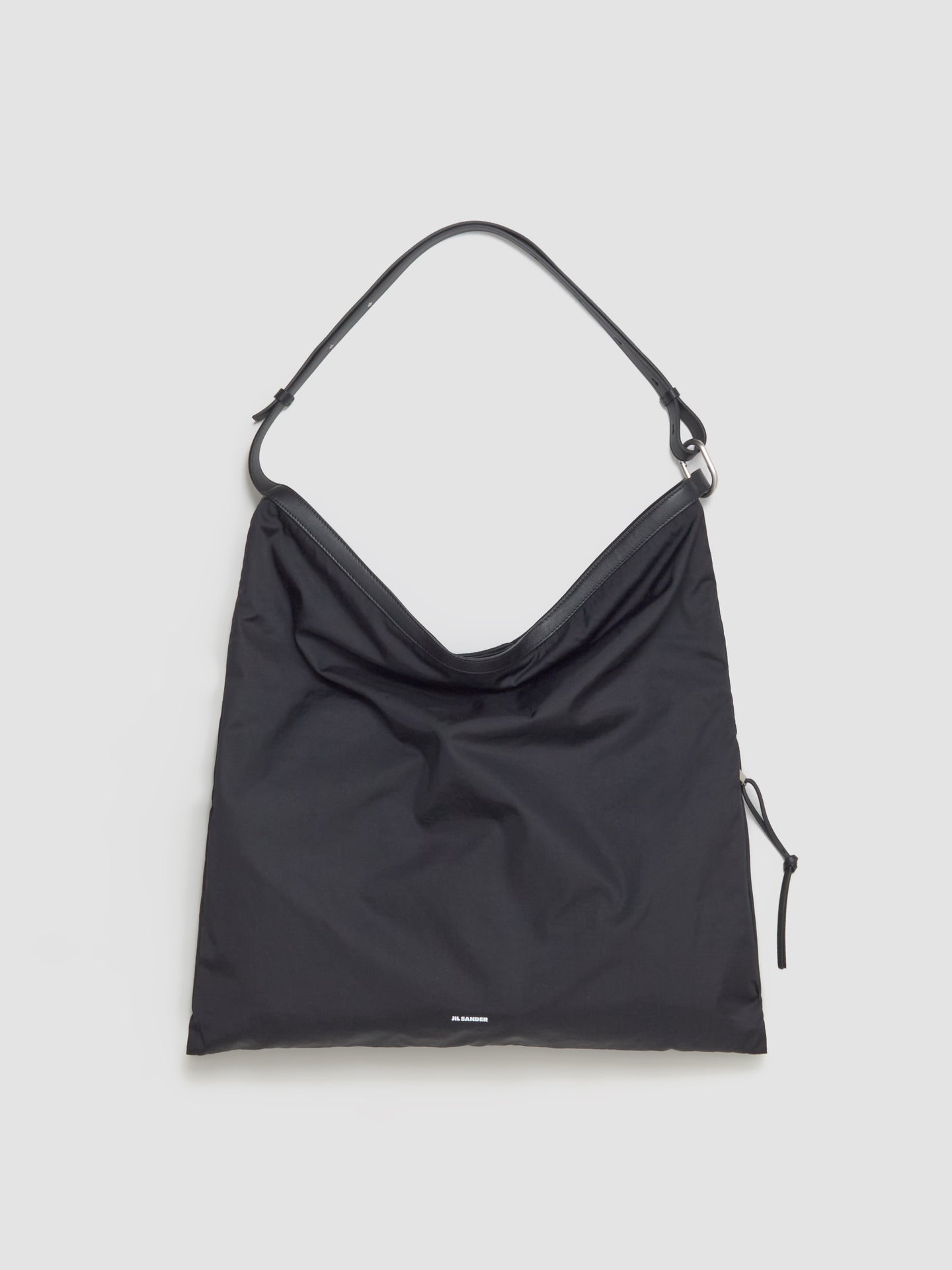 Soft Rolled Hobo in Black