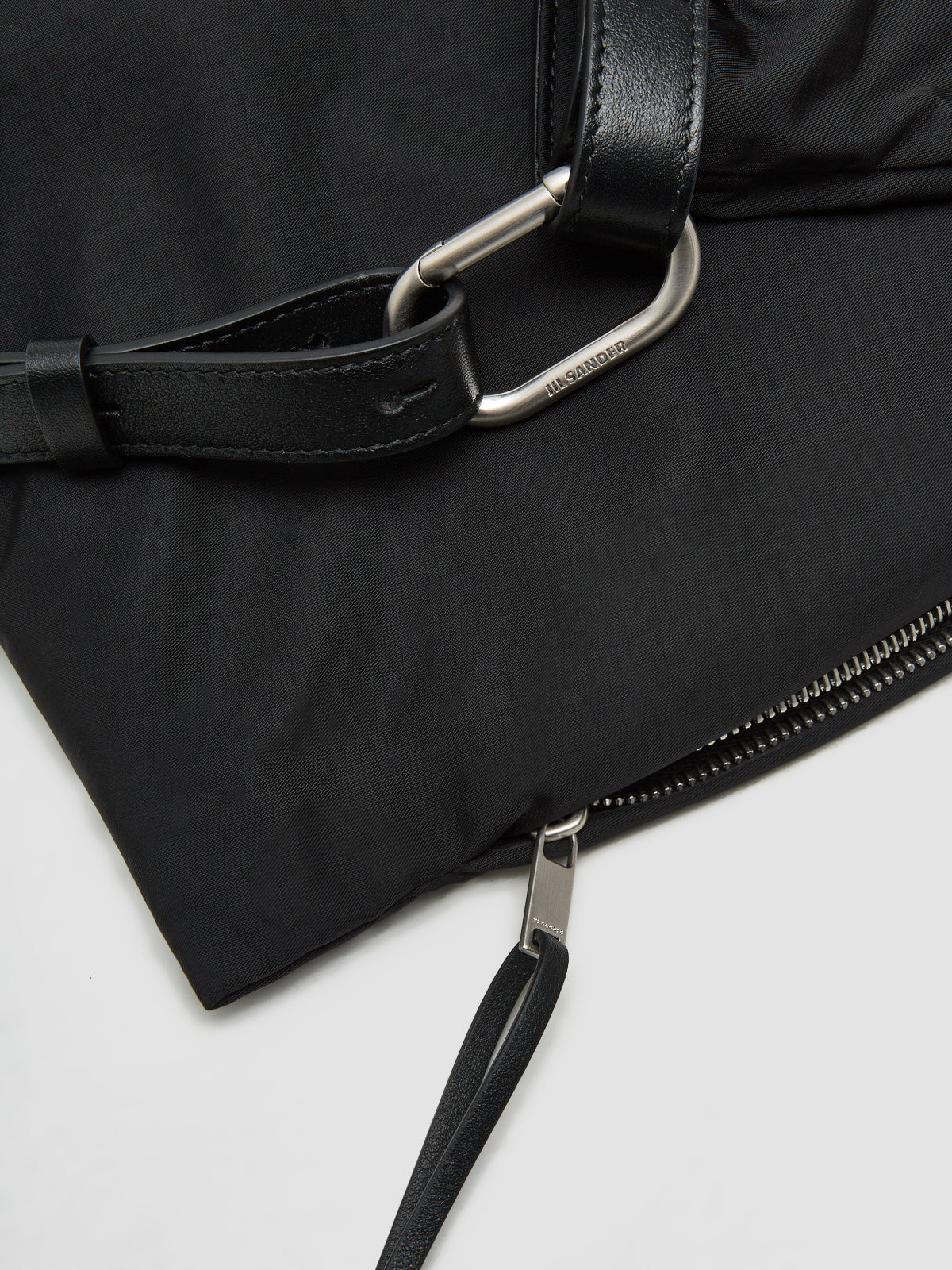 Soft Rolled Hobo in Black