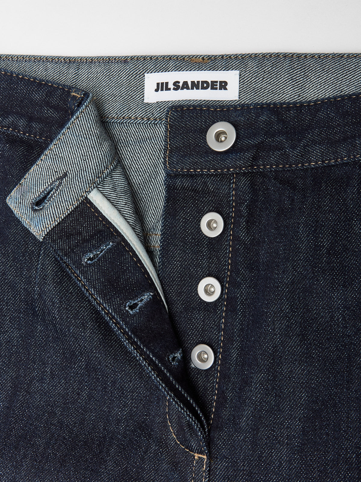 Womens Denim Trousers in Magnet