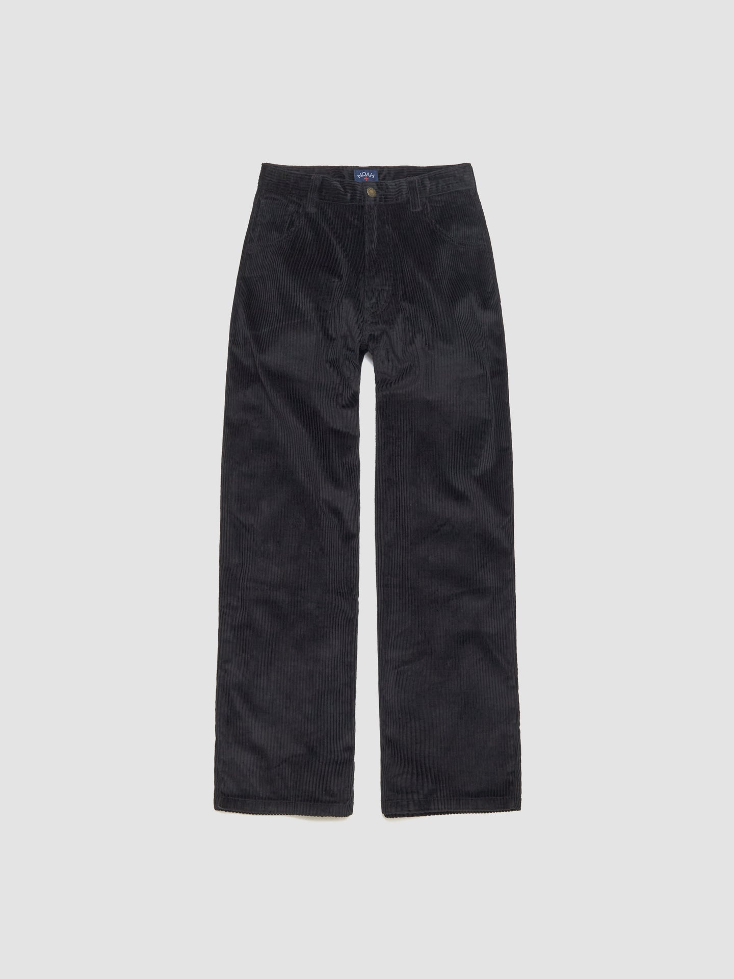 Wide-Wale Corduroy Jeans in Black
