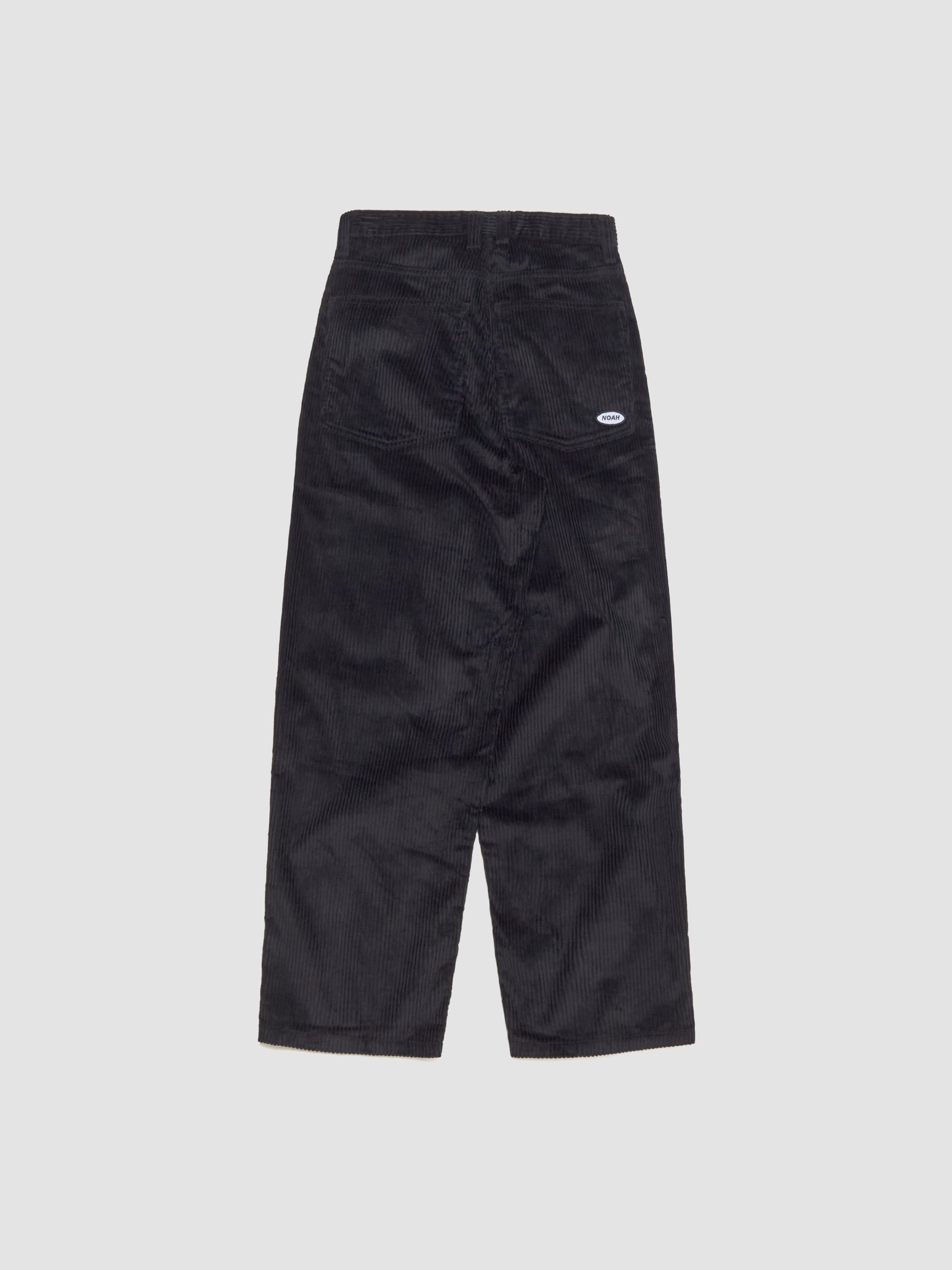 Wide-Wale Corduroy Jeans in Black