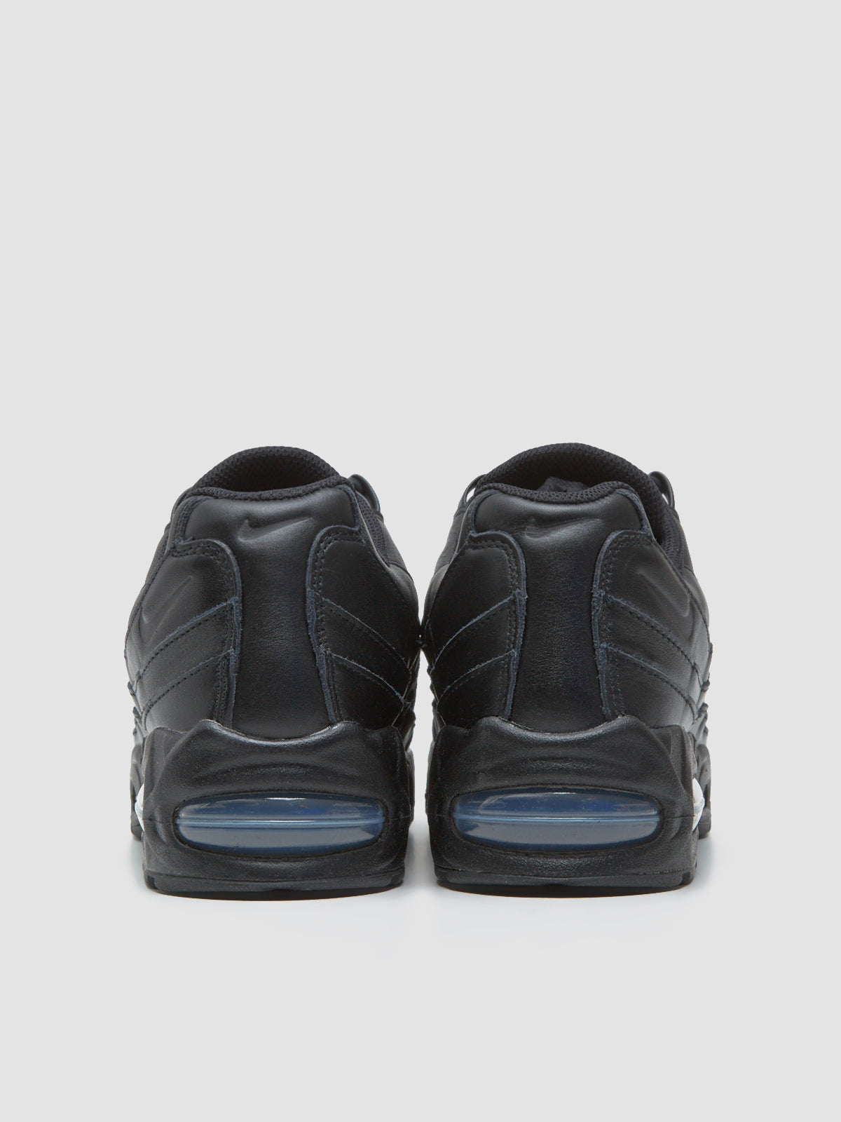 Air Max 95 Big Bubble Leather Sneaker in Black