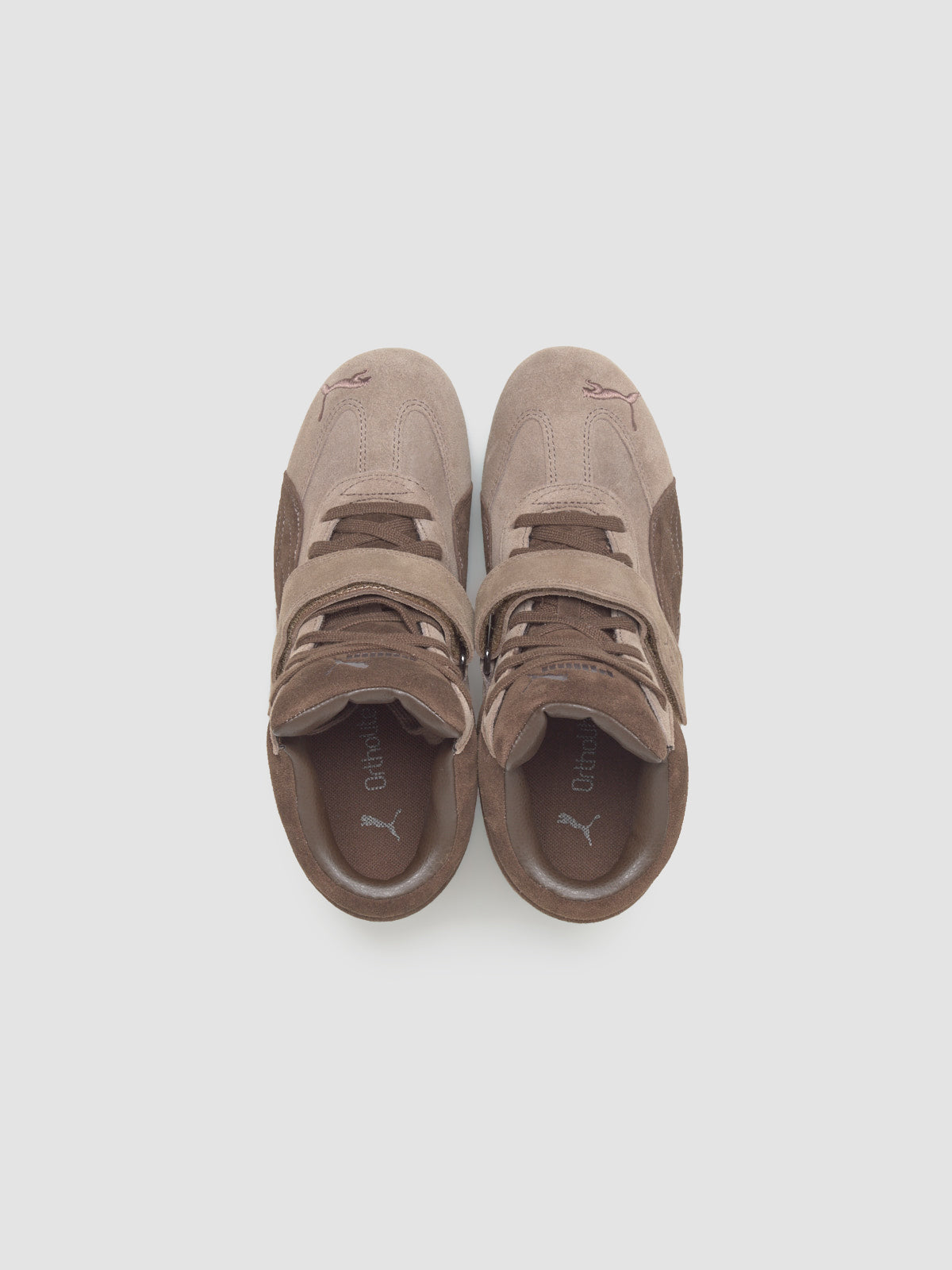 WMNS Speedcat Wedge Sneaker in Totally Taupe & Chocolate