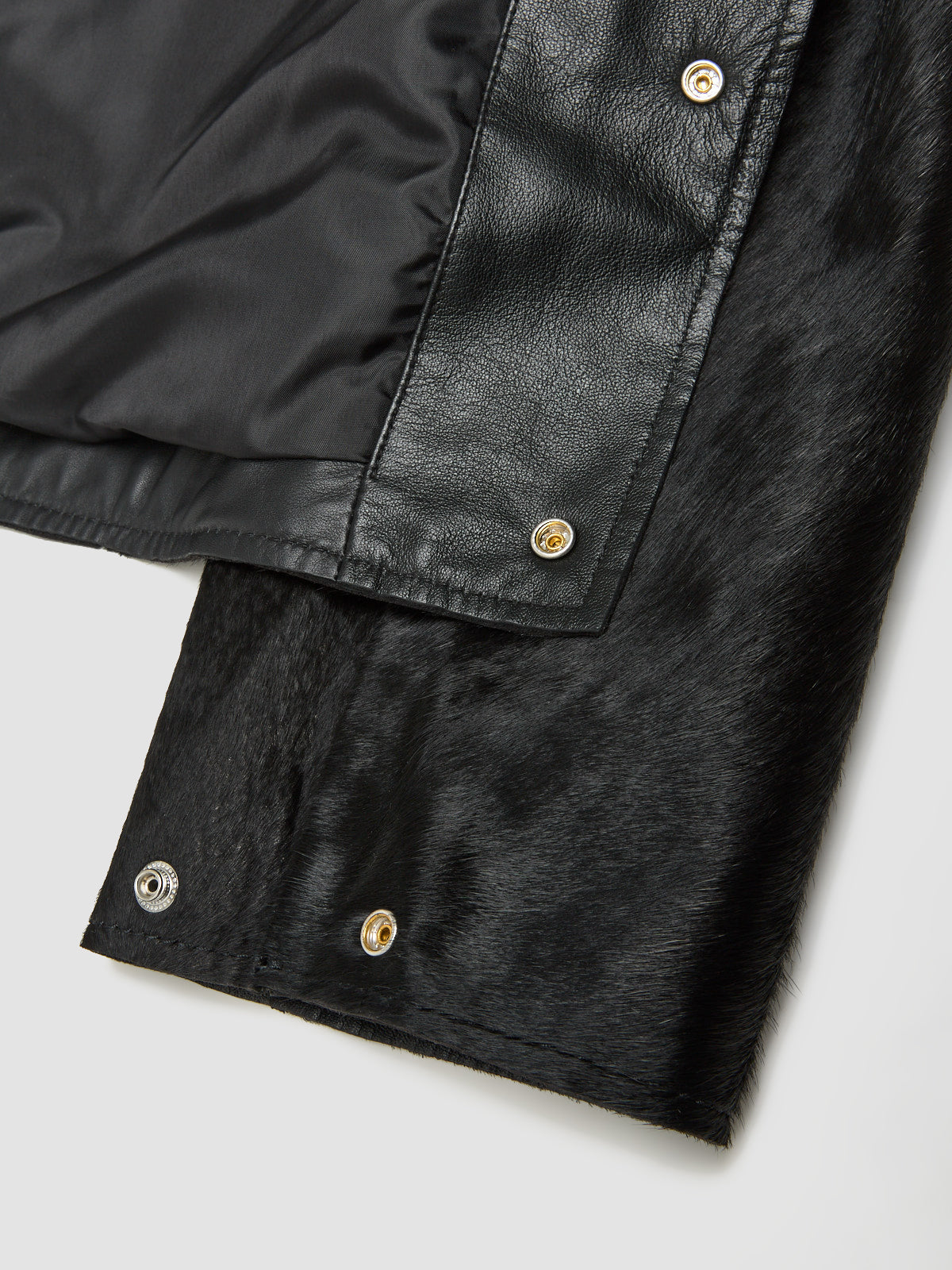 Coach Cow Hide Jacket in Black