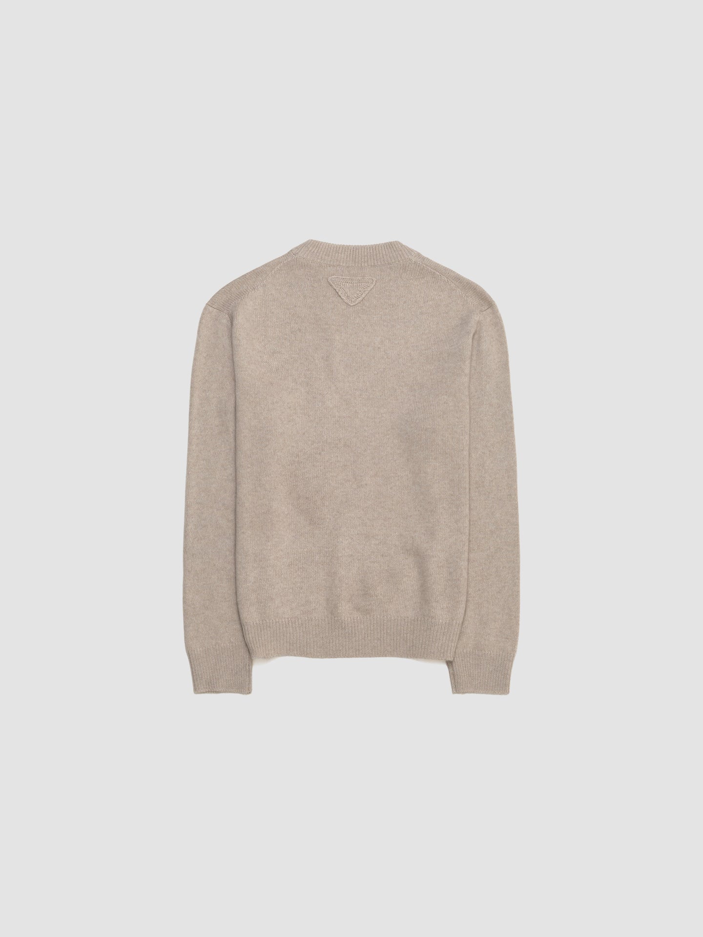 Re-Cashmere Round Neck Sweater in Beige