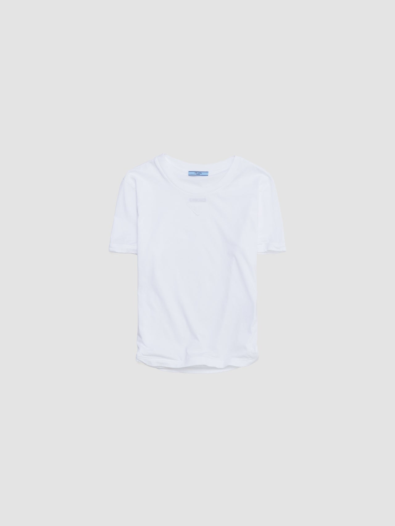 Cotton Jersey T-Shirt in White