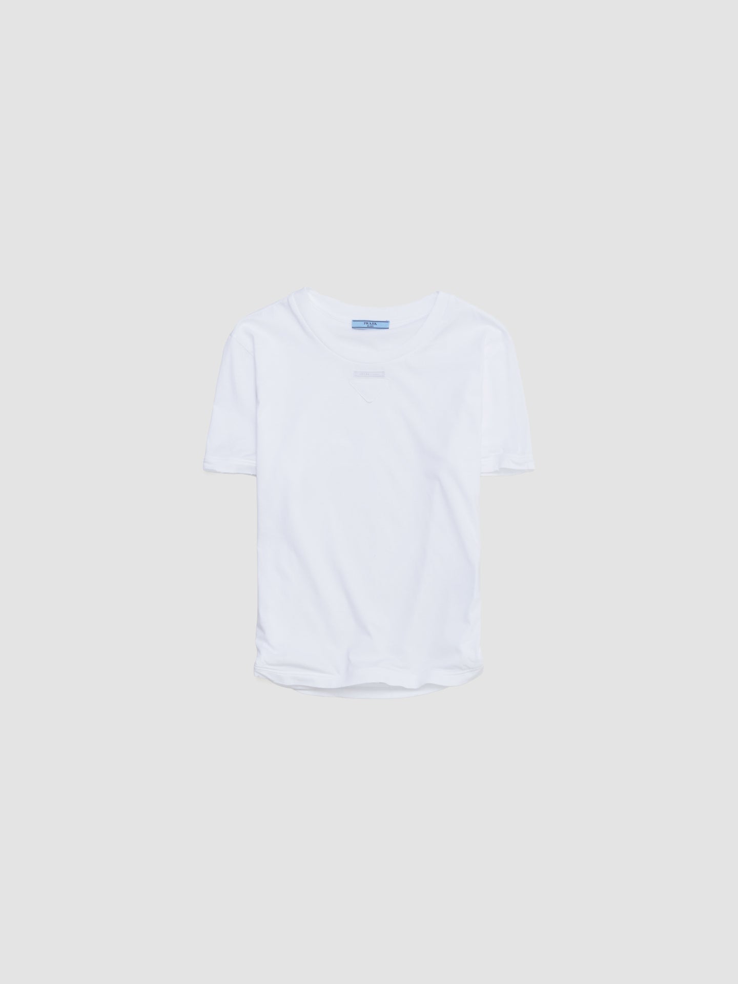 Cotton Jersey T-Shirt in White