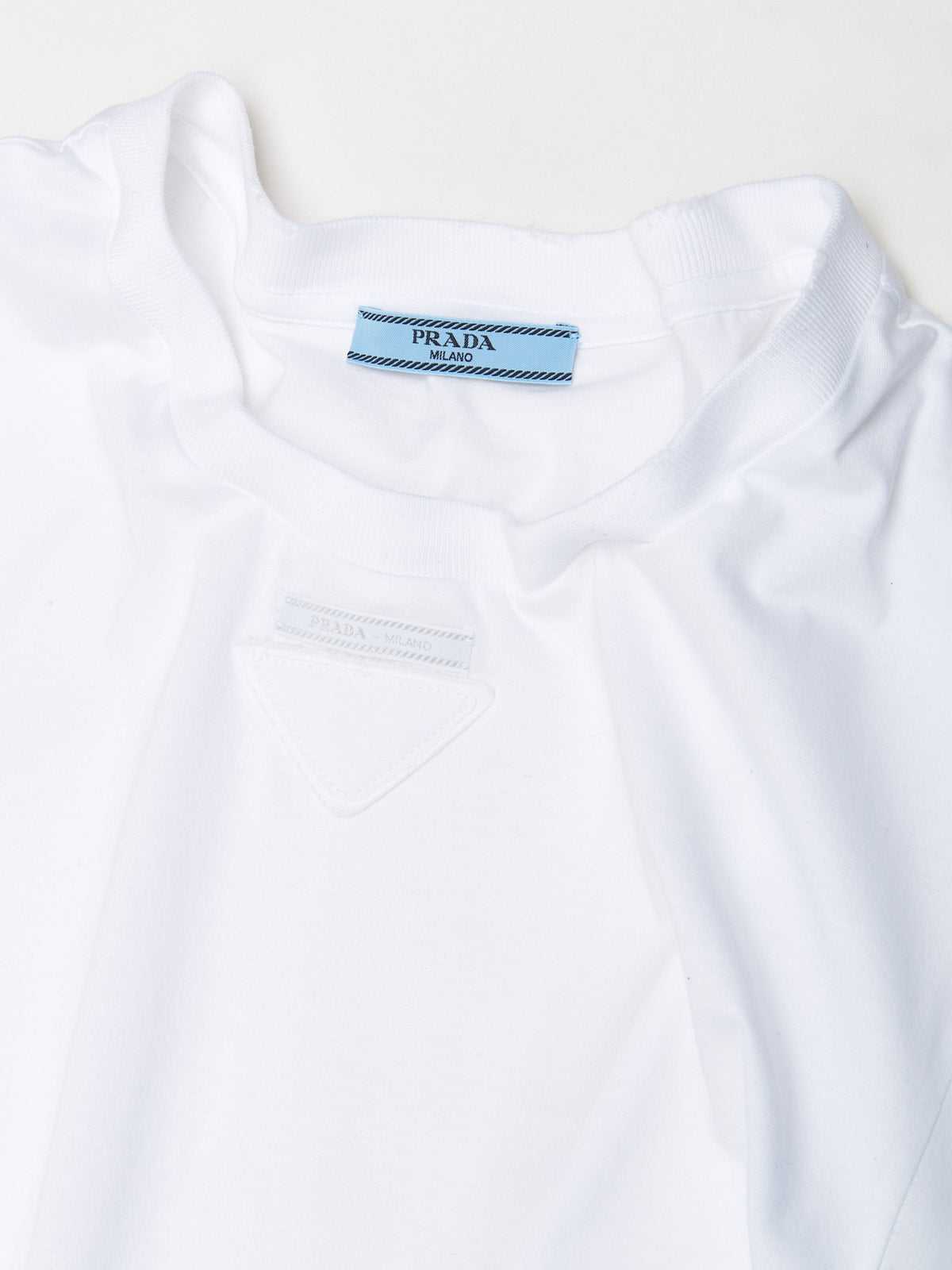 Cotton Jersey T-Shirt in White