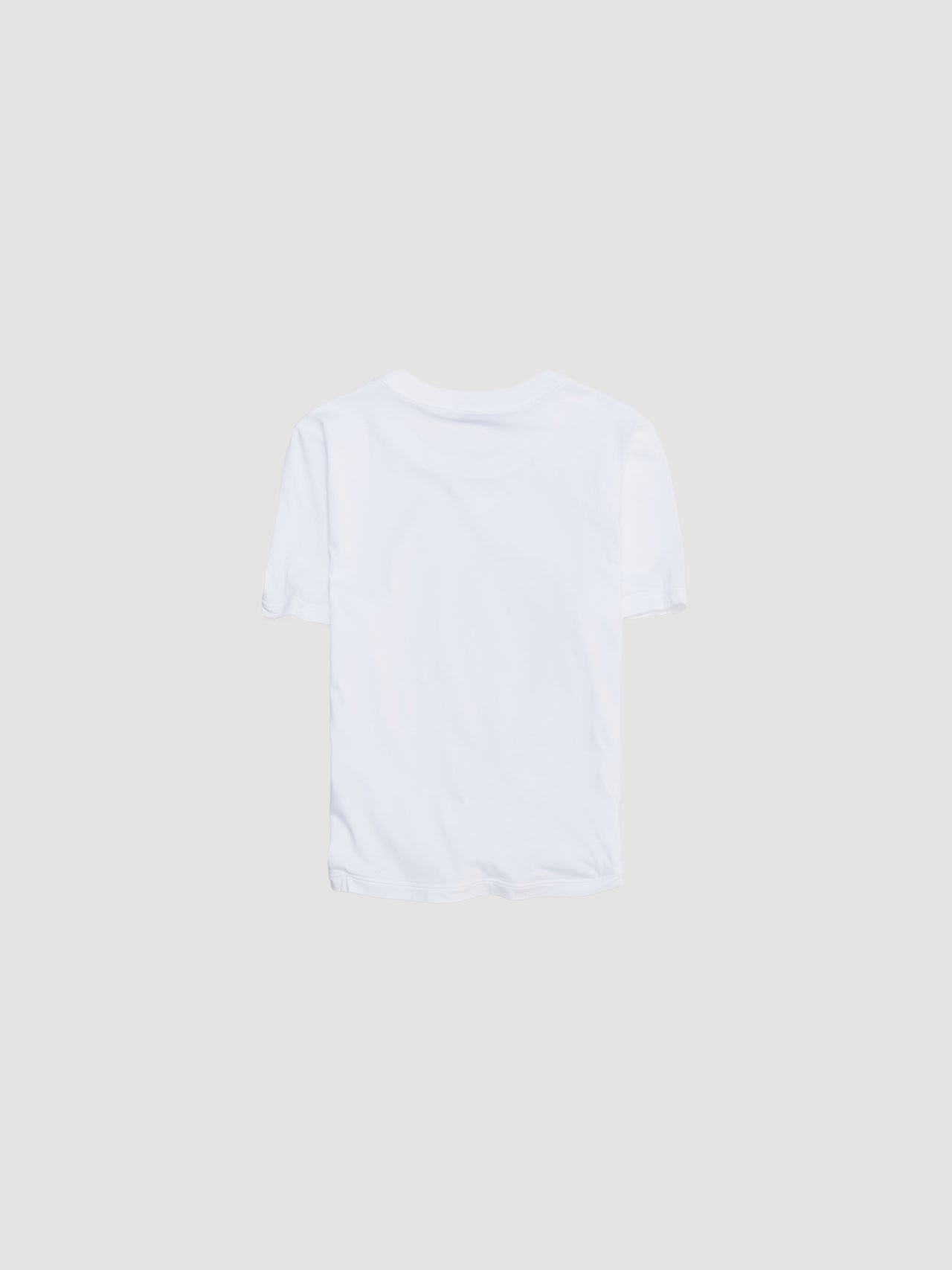Cotton Jersey T-Shirt in White