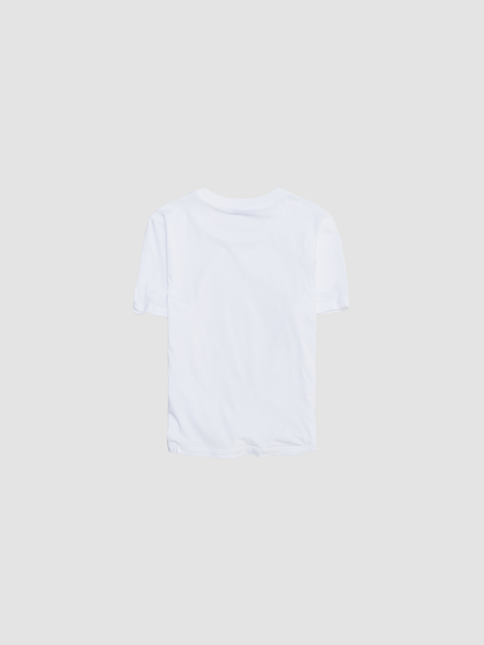 Cotton Jersey T-Shirt in White