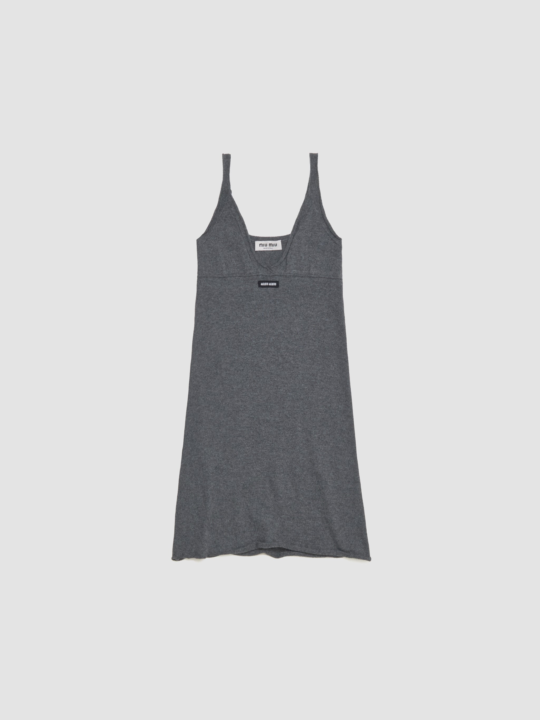 Cashmere Tank Dress in Grey