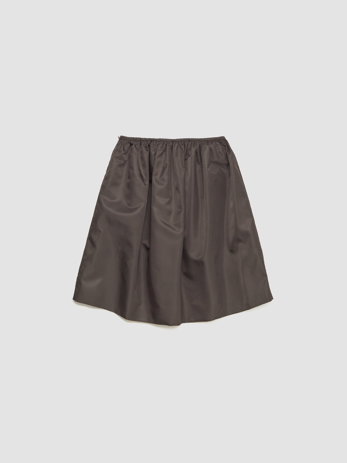 Technical Gauze Skirt in Coffee