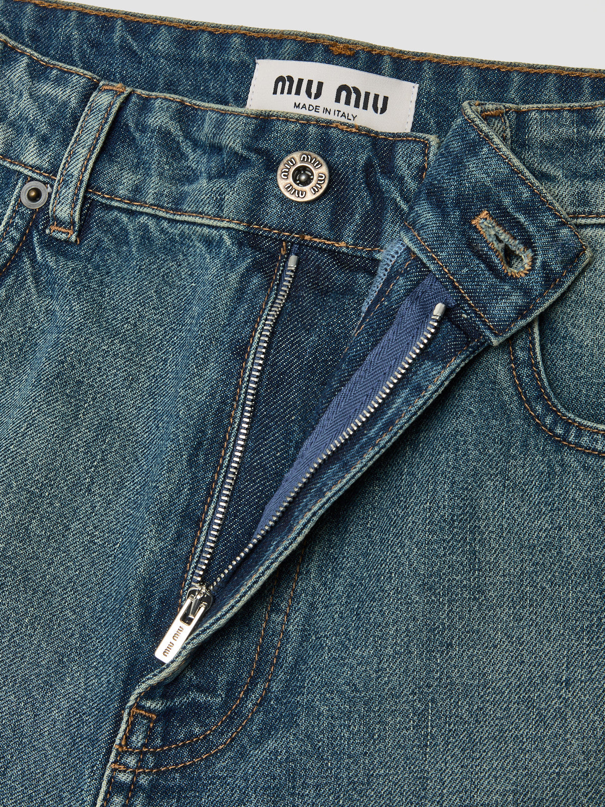 Denim Trousers in Blue