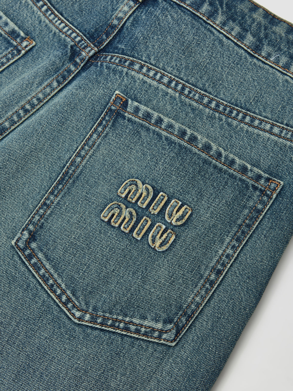 Denim Trousers in Blue