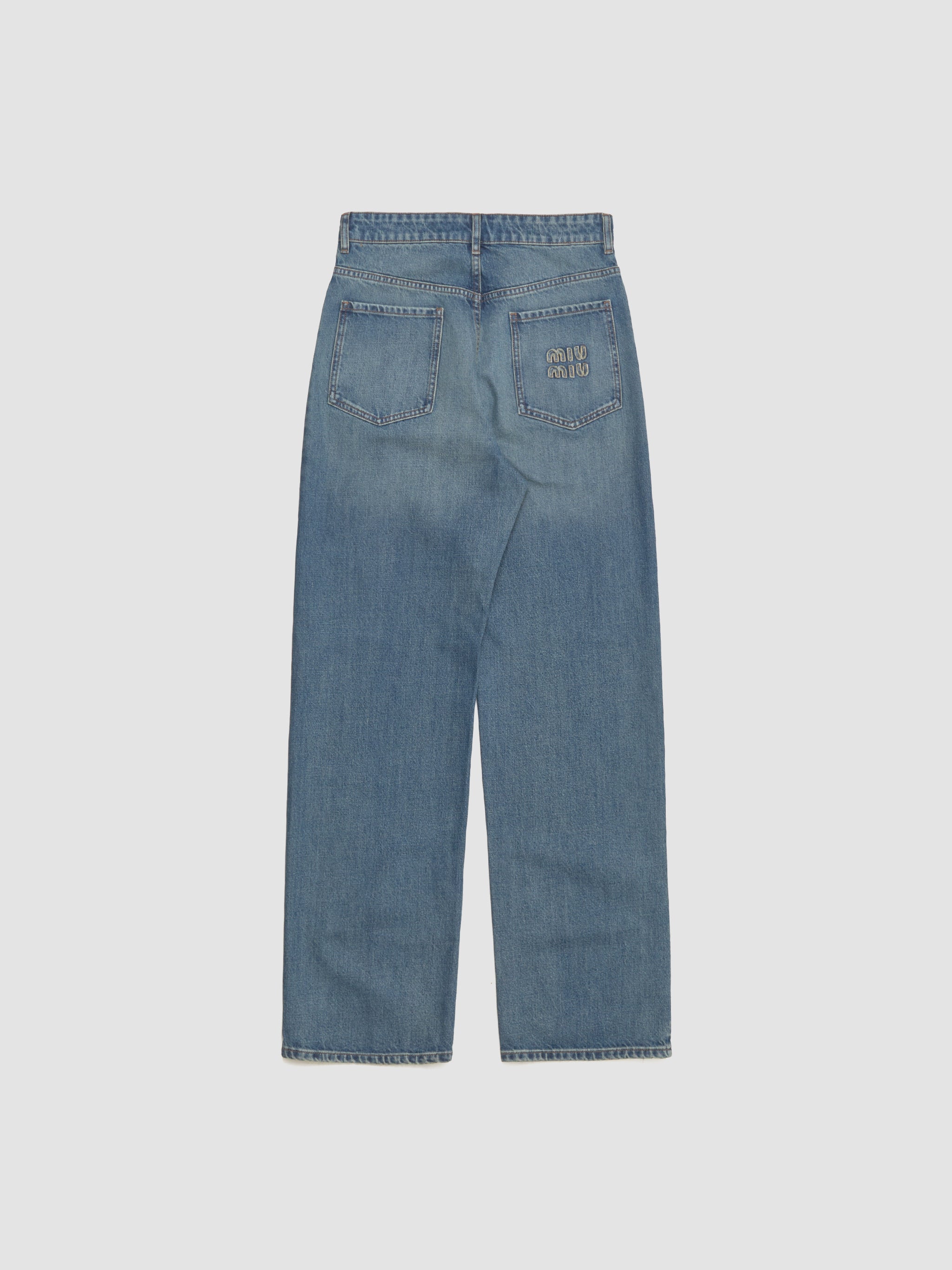 Denim Trousers in Blue