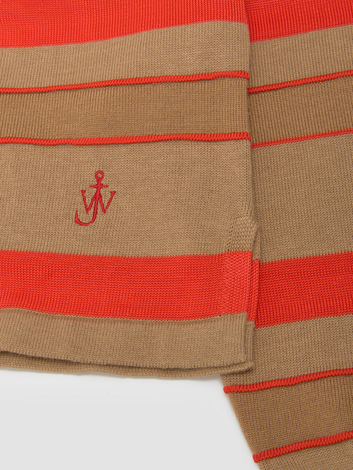 Knitted Rugby Polo in Biscuit