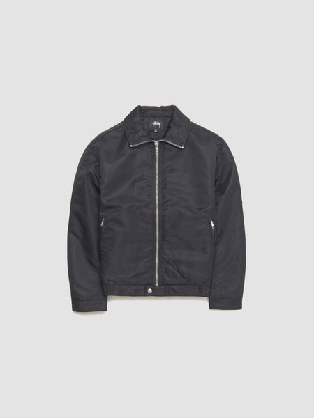Stüssy - Pile Lined Zip Jacket in Black - 115887-0001 – Voo Store