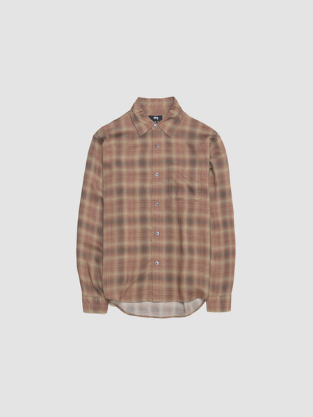 Stüssy - Matthew Plaid Shirt in Brick - 1110368-0629 – Voo Store