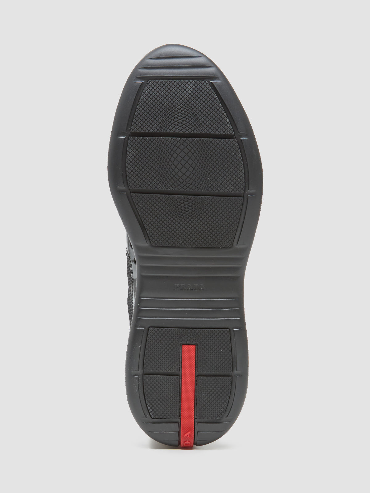 America's Cup Patent Leather and Functional Fabric Sneaker in Black