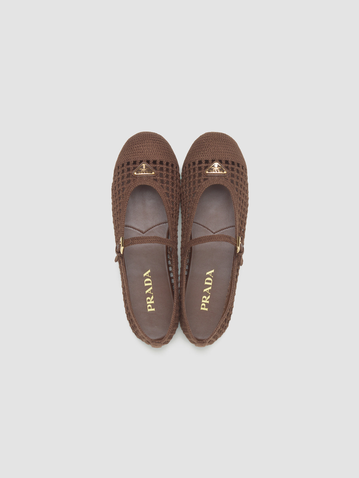 Crocheted Ballerinas in Cacao