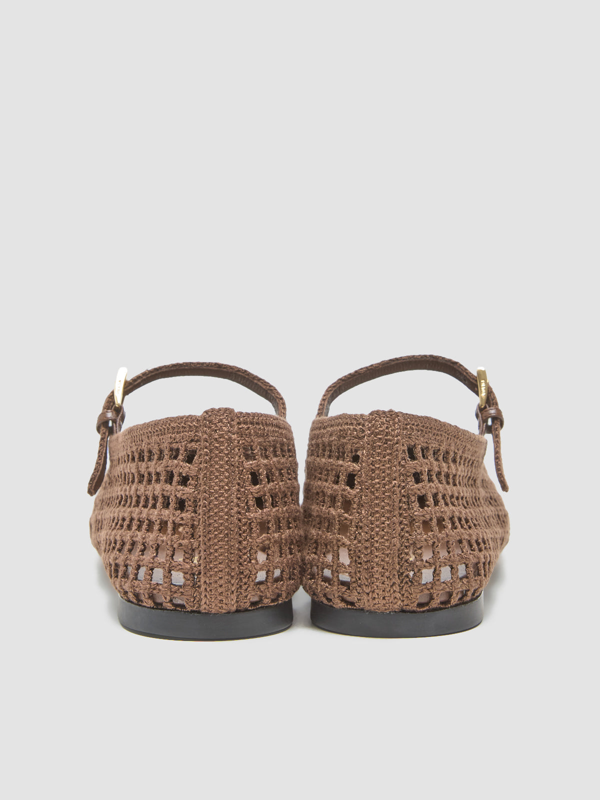 Crocheted Ballerinas in Cacao