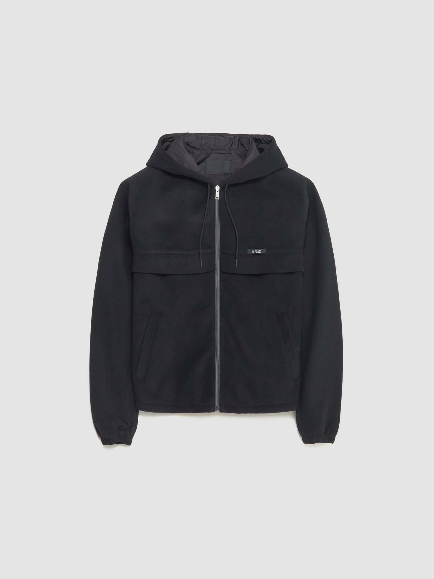 Hooded Blouson in Black