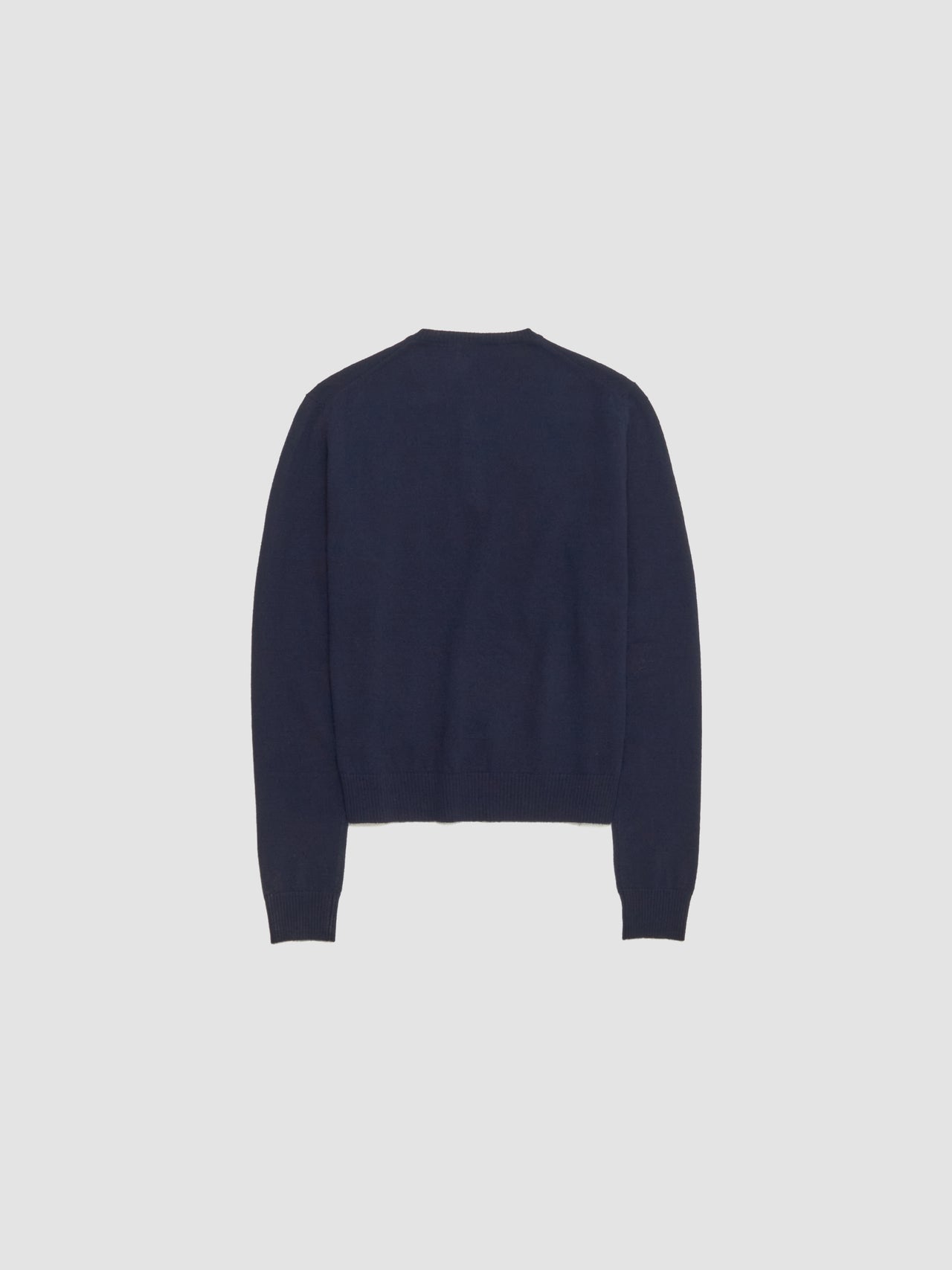 Cashmere Buttoned Pullover in Blue