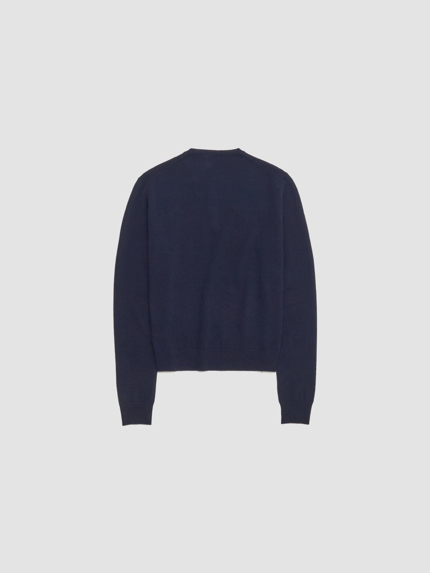 Cashmere Buttoned Pullover in Blue