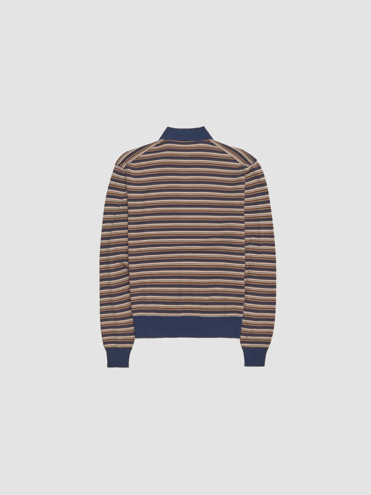 Wool Polo Shirt in Albino