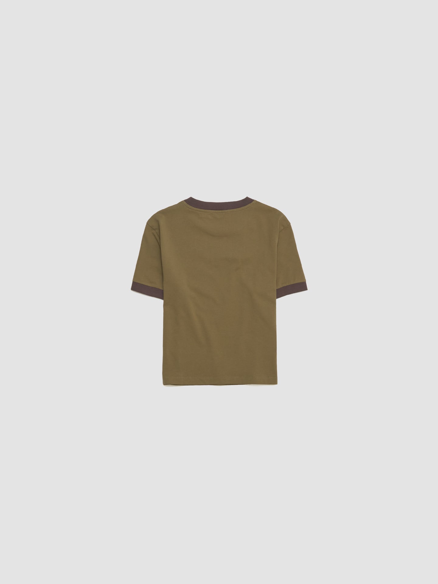 Cotton Jersey T-Shirt in Camo & Cacao