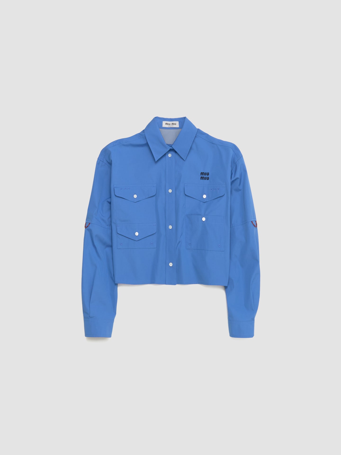 Poplin Shirt in Lavender Blue