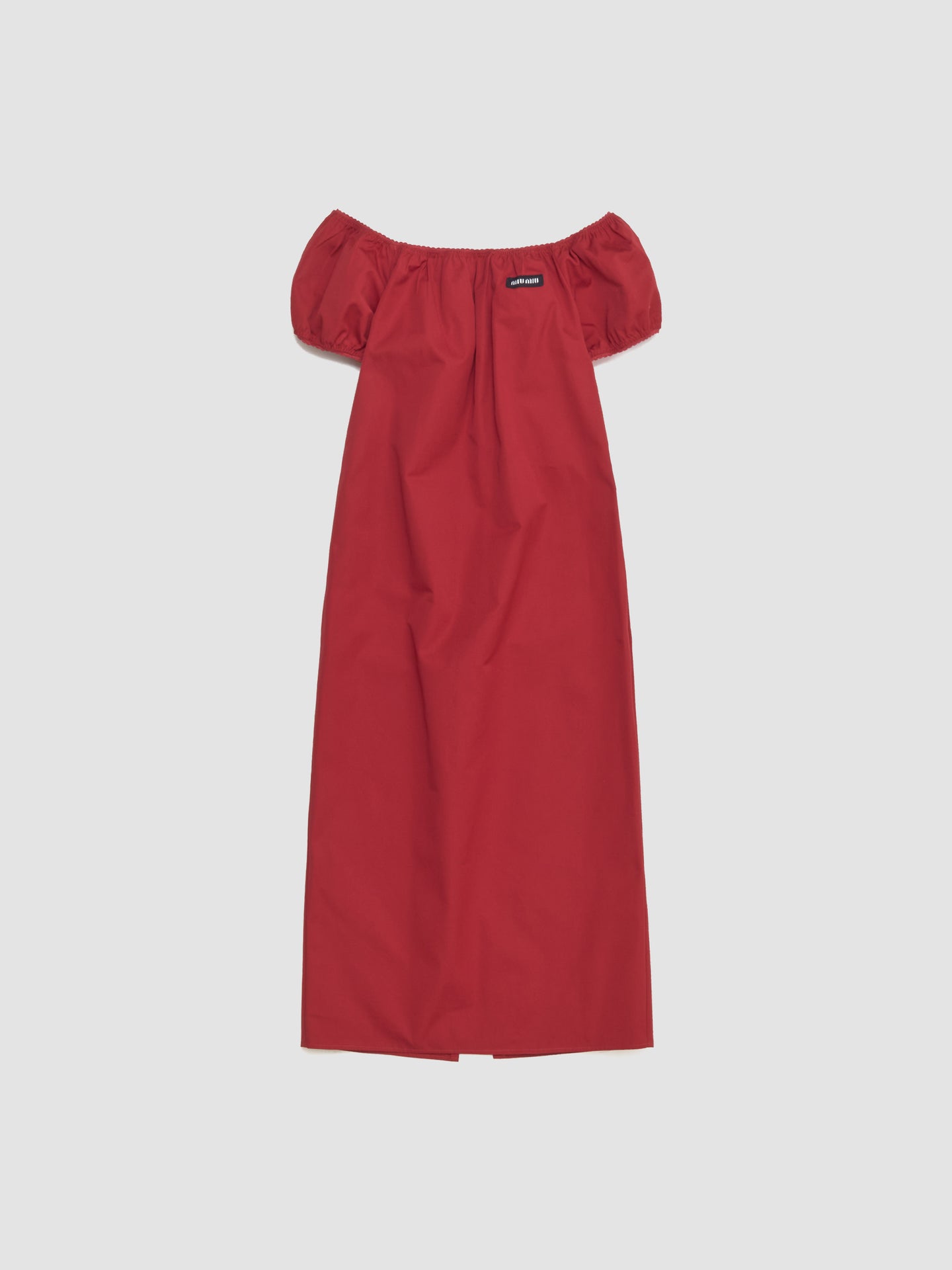 Poplin Dress in Red