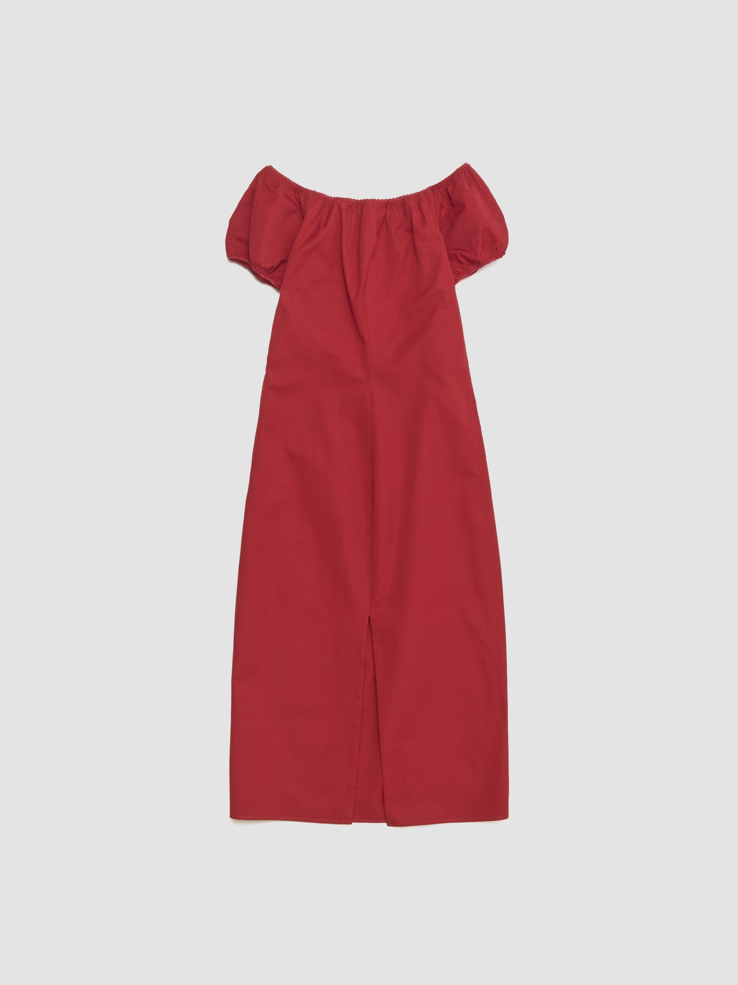Poplin Dress in Red
